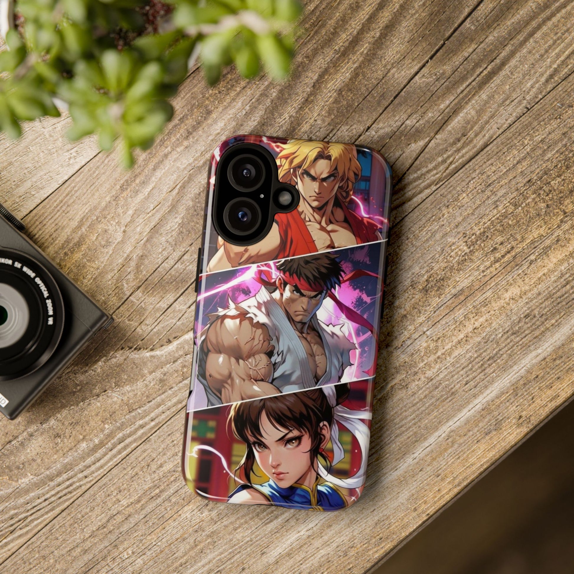 Street Fighter Gamer Theme Tough Cases for iPhones, Samsung, and Pixel