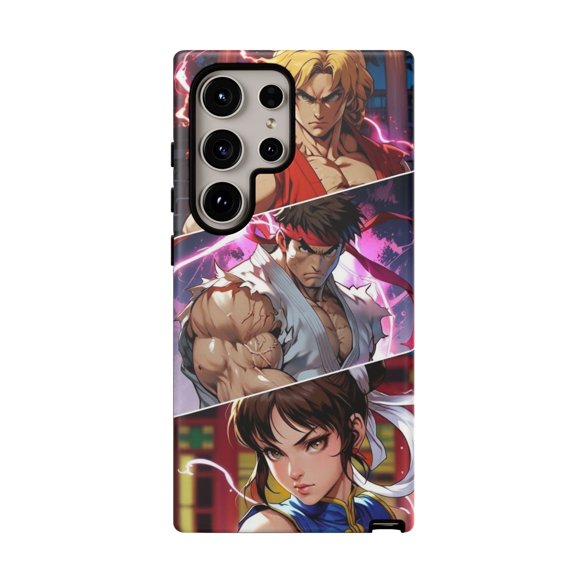 Street Fighter Gamer Theme Tough Cases for iPhones, Samsung, and Pixel