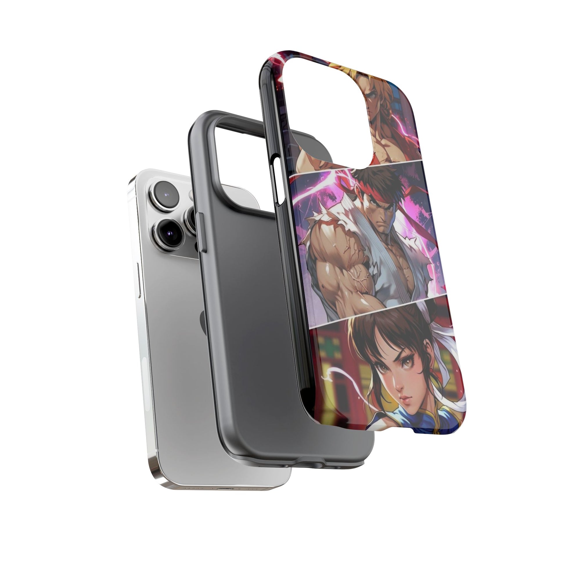 Street Fighter Gamer Theme Tough Cases for iPhones, Samsung, and Pixel
