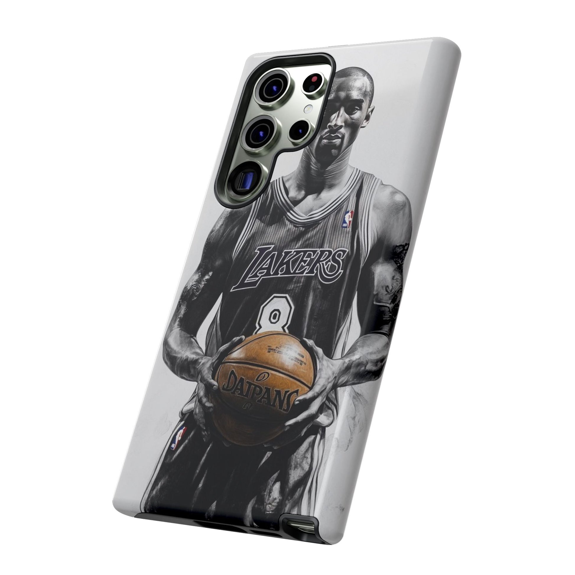 Kobe Basketball Art Tough Cases for iPhones, Samsung, and Pixel