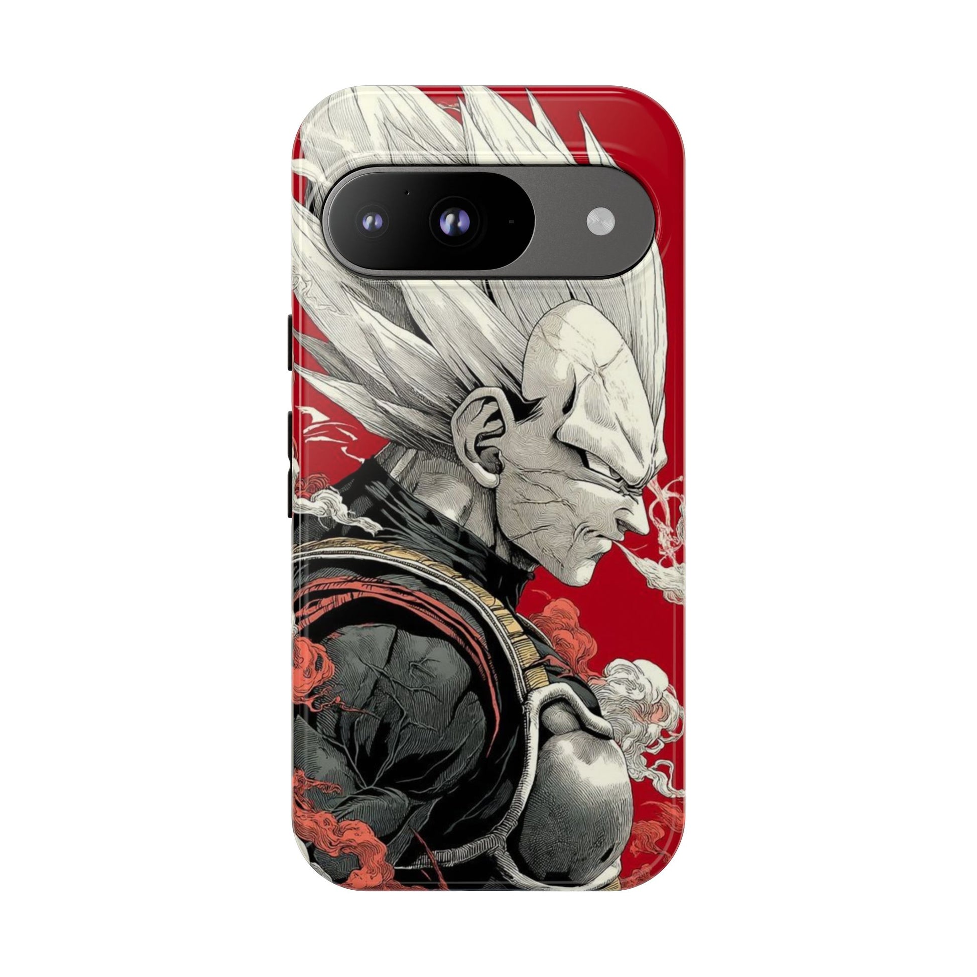 Dragon Ball Z Vegeta Anime Tough Cases for iPhones, Samsung, and Pixel