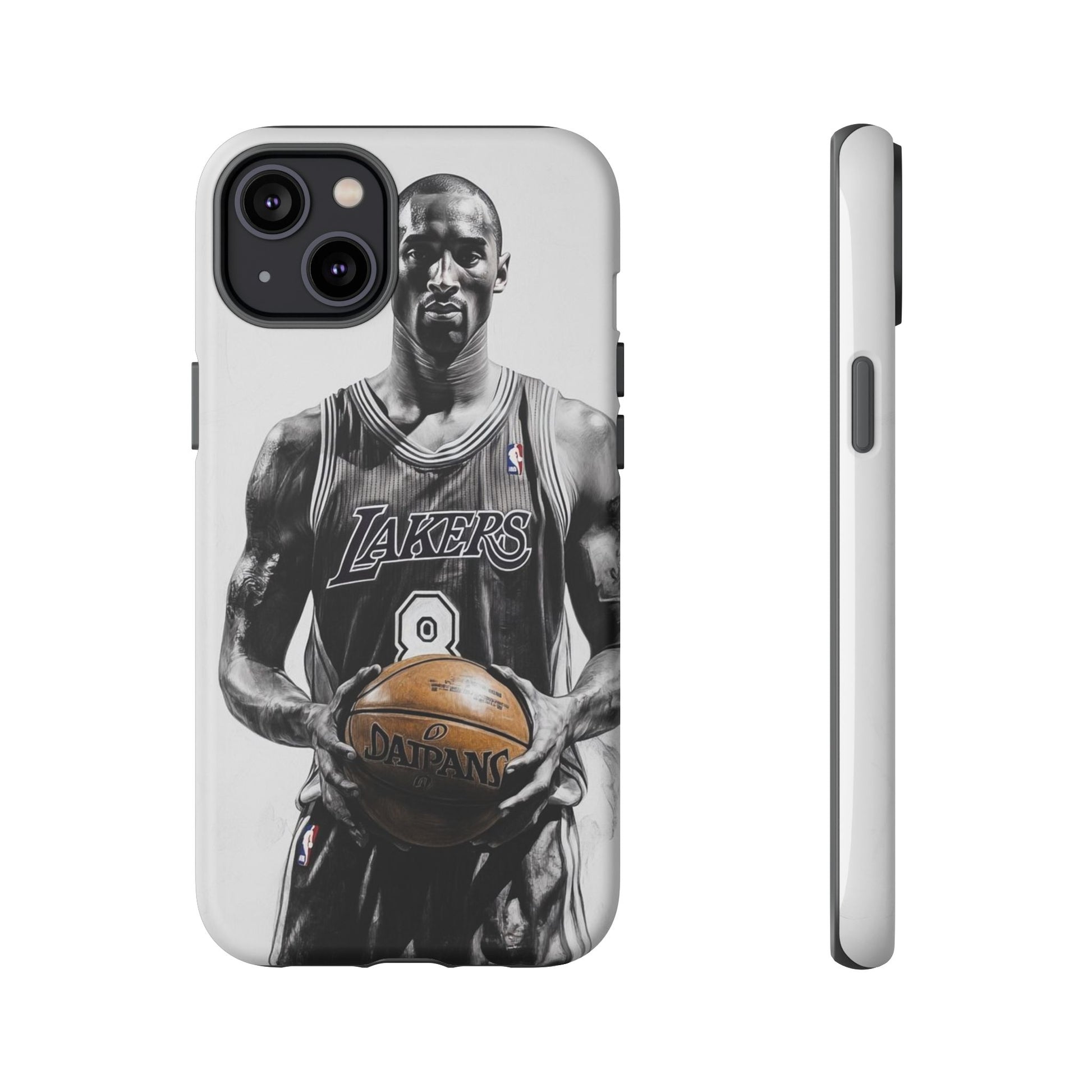 Kobe Basketball Art Tough Cases for iPhones, Samsung, and Pixel