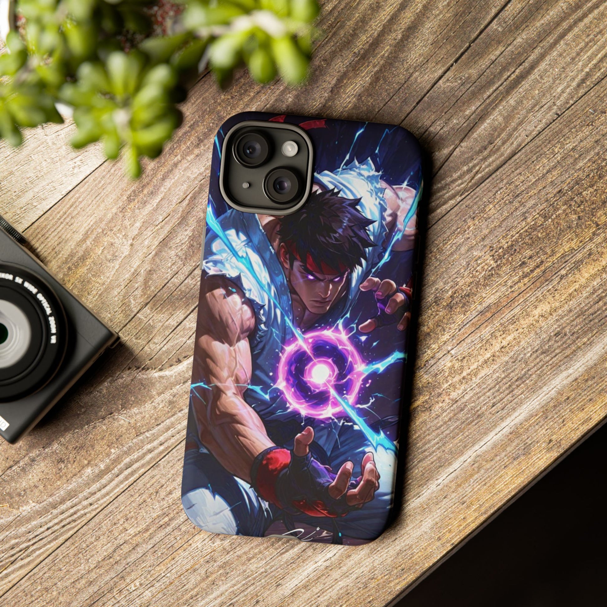 Street Fighter Ryu Gamer Art Tough Cases for iPhones, Samsung, and Pixel