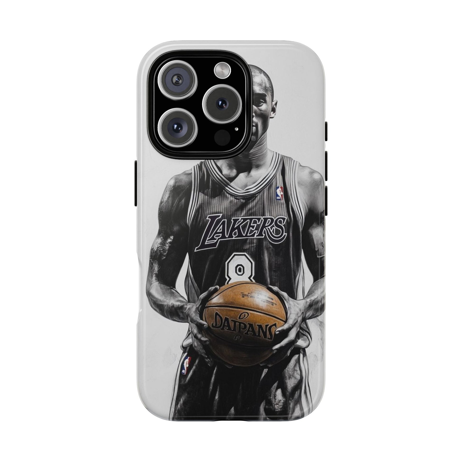 Kobe Basketball Art Tough Cases for iPhones, Samsung, and Pixel