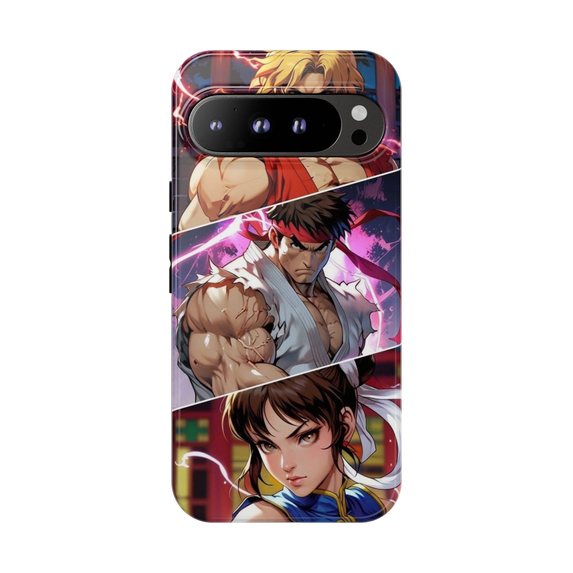 Street Fighter Gamer Theme Tough Cases for iPhones, Samsung, and Pixel