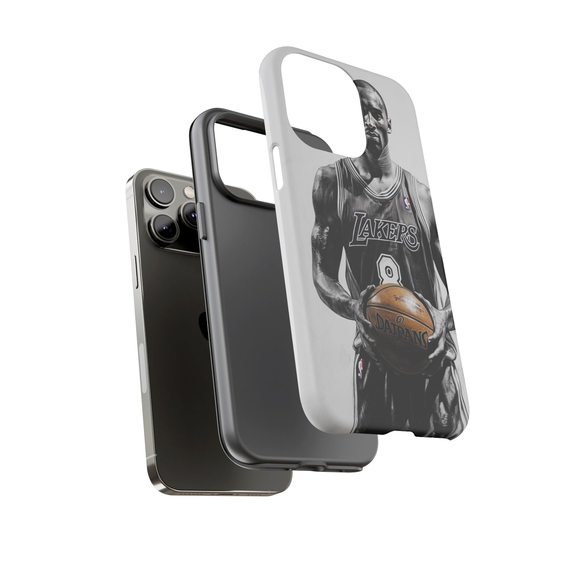 Kobe Basketball Art Tough Cases for iPhones, Samsung, and Pixel