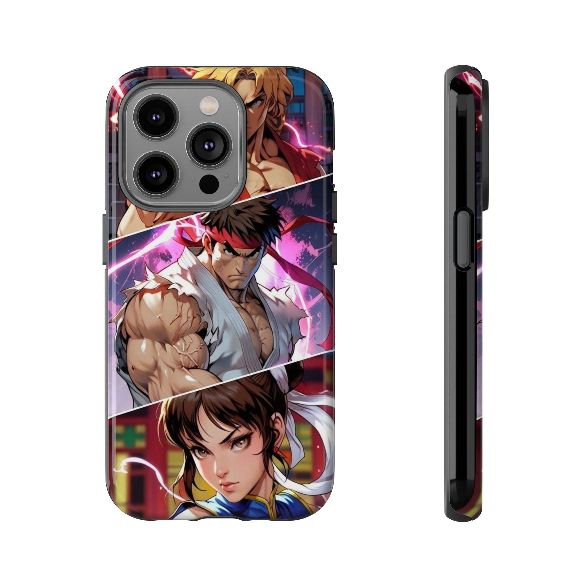 Street Fighter Gamer Theme Tough Cases for iPhones, Samsung, and Pixel
