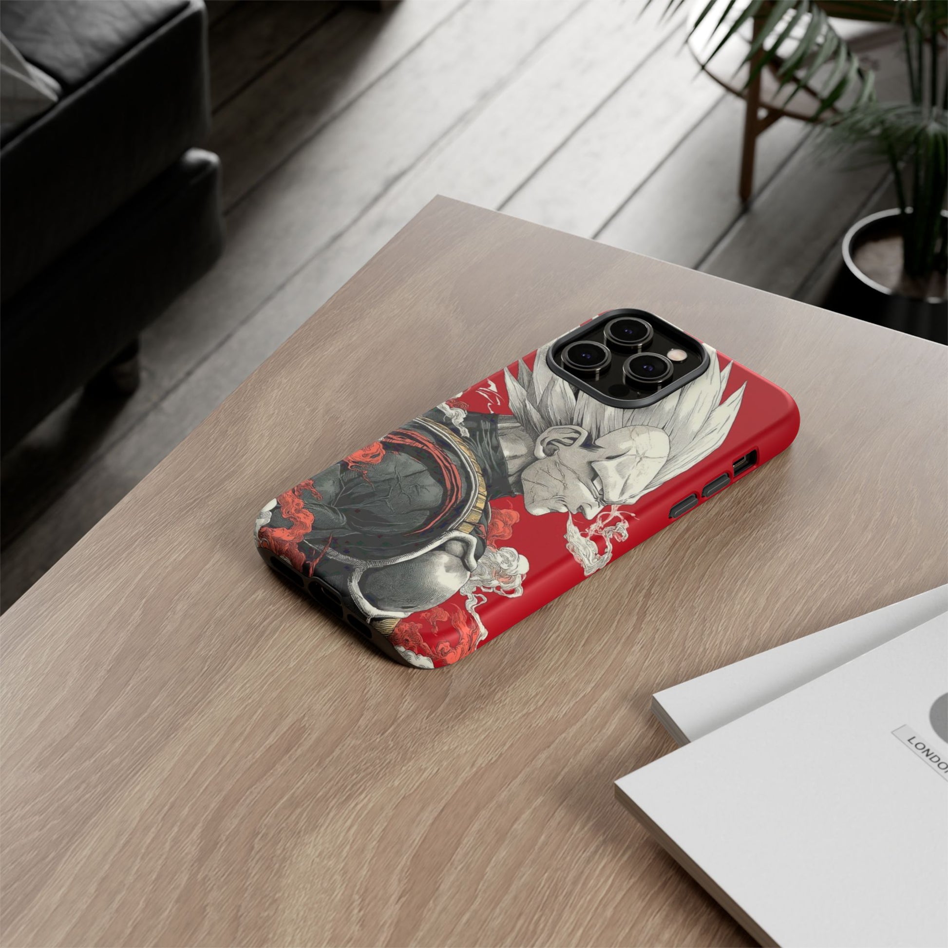 Dragon Ball Z Vegeta Anime Tough Cases for iPhones, Samsung, and Pixel