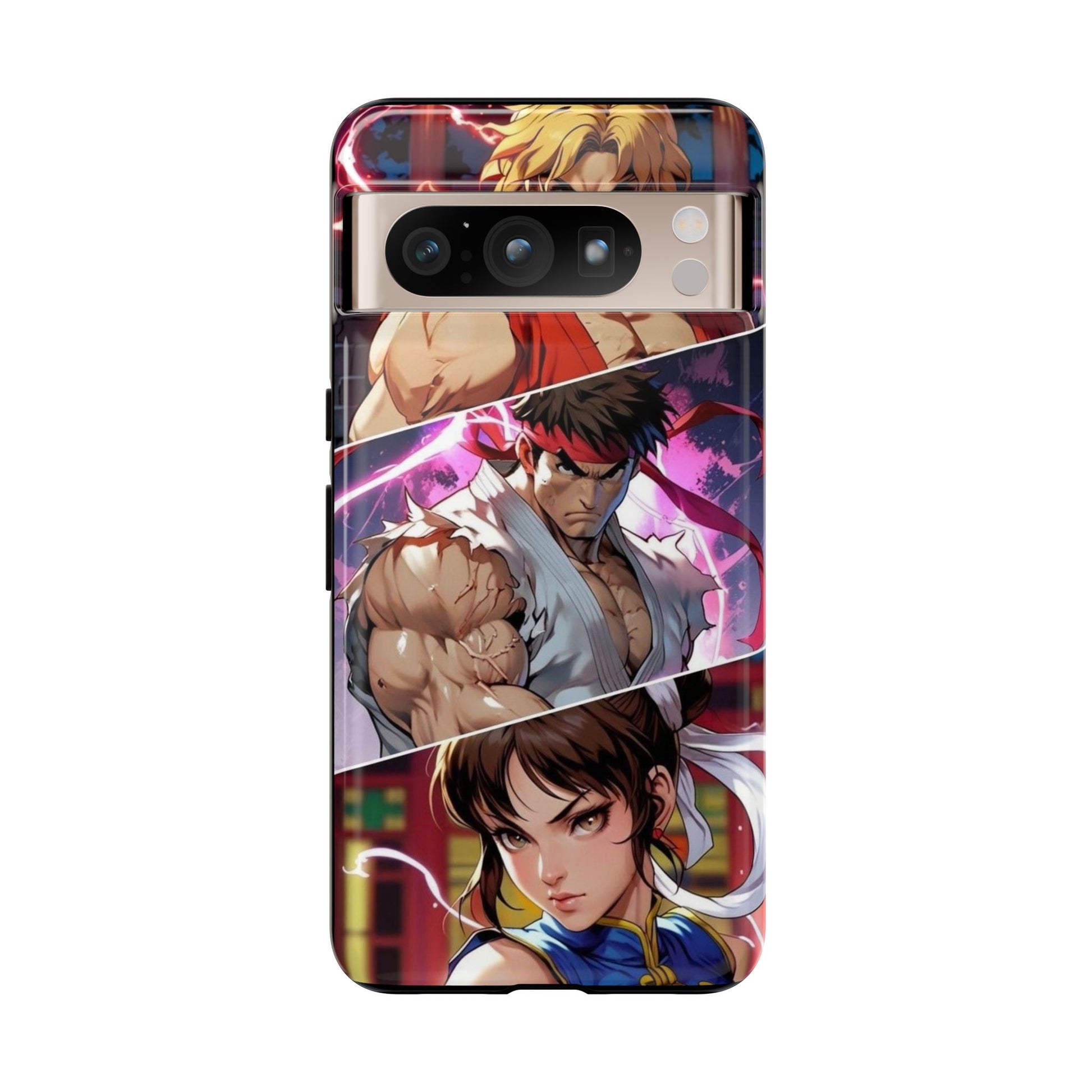 Street Fighter Gamer Theme Tough Cases for iPhones, Samsung, and Pixel