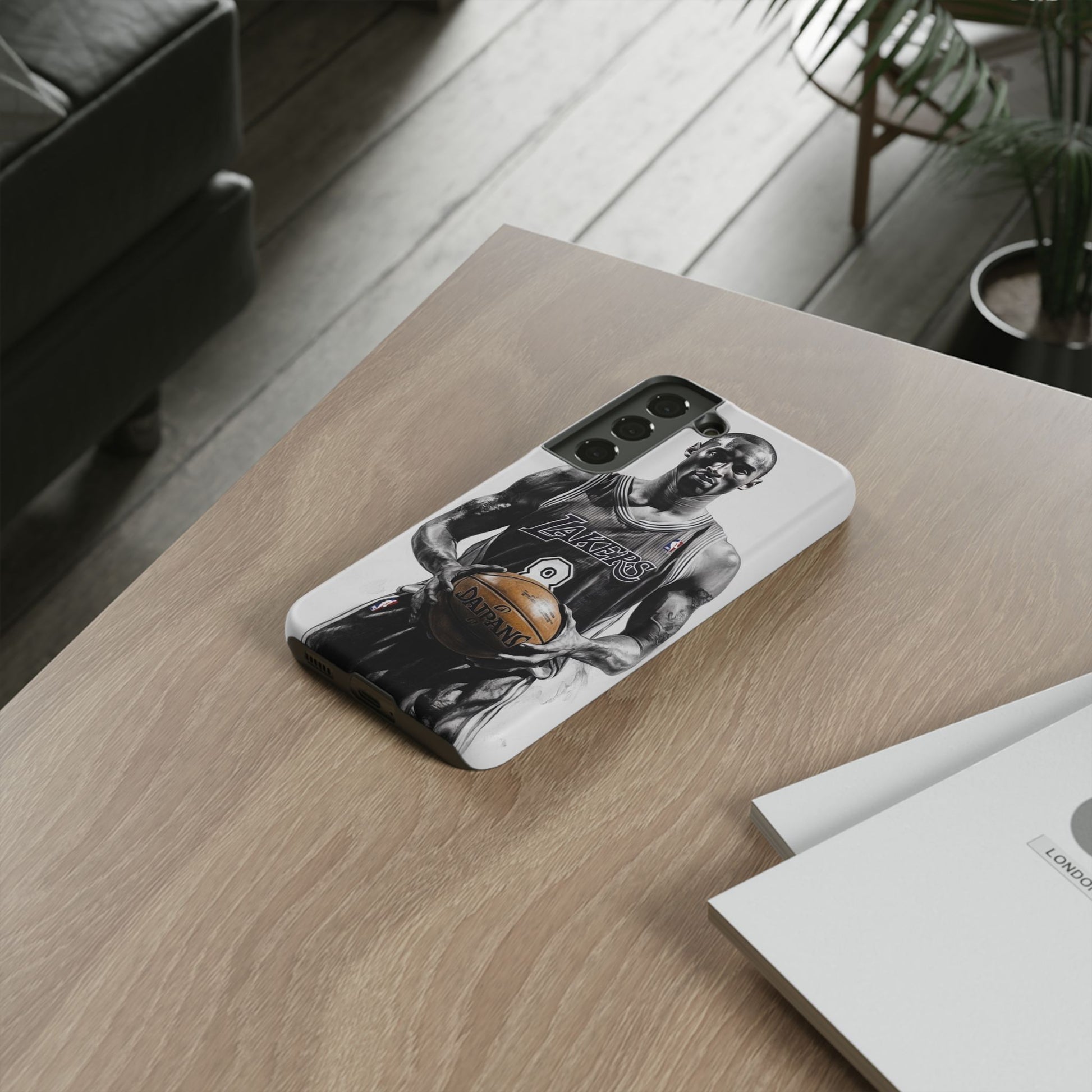 Kobe Basketball Art Tough Cases for iPhones, Samsung, and Pixel