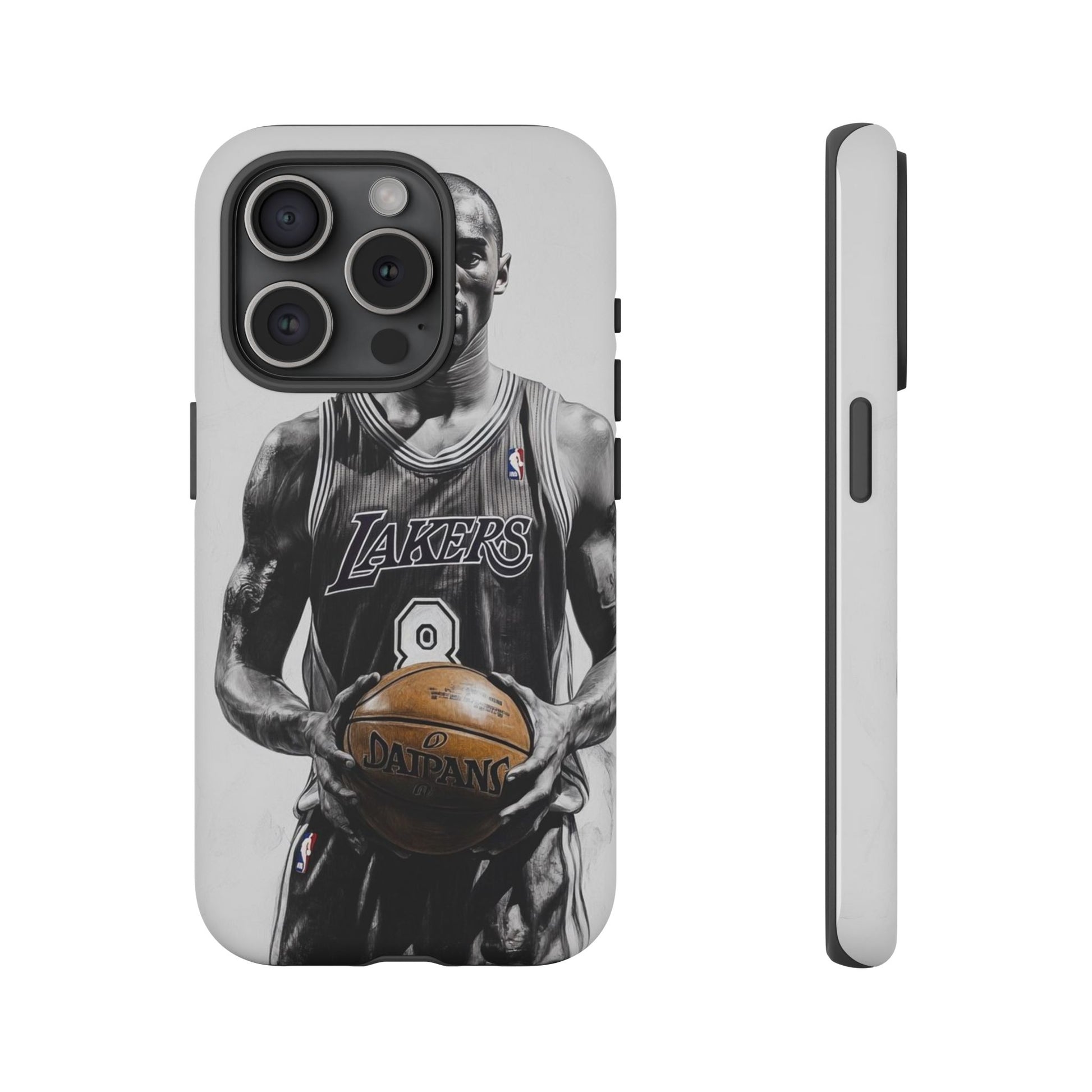 Kobe Basketball Art Tough Cases for iPhones, Samsung, and Pixel
