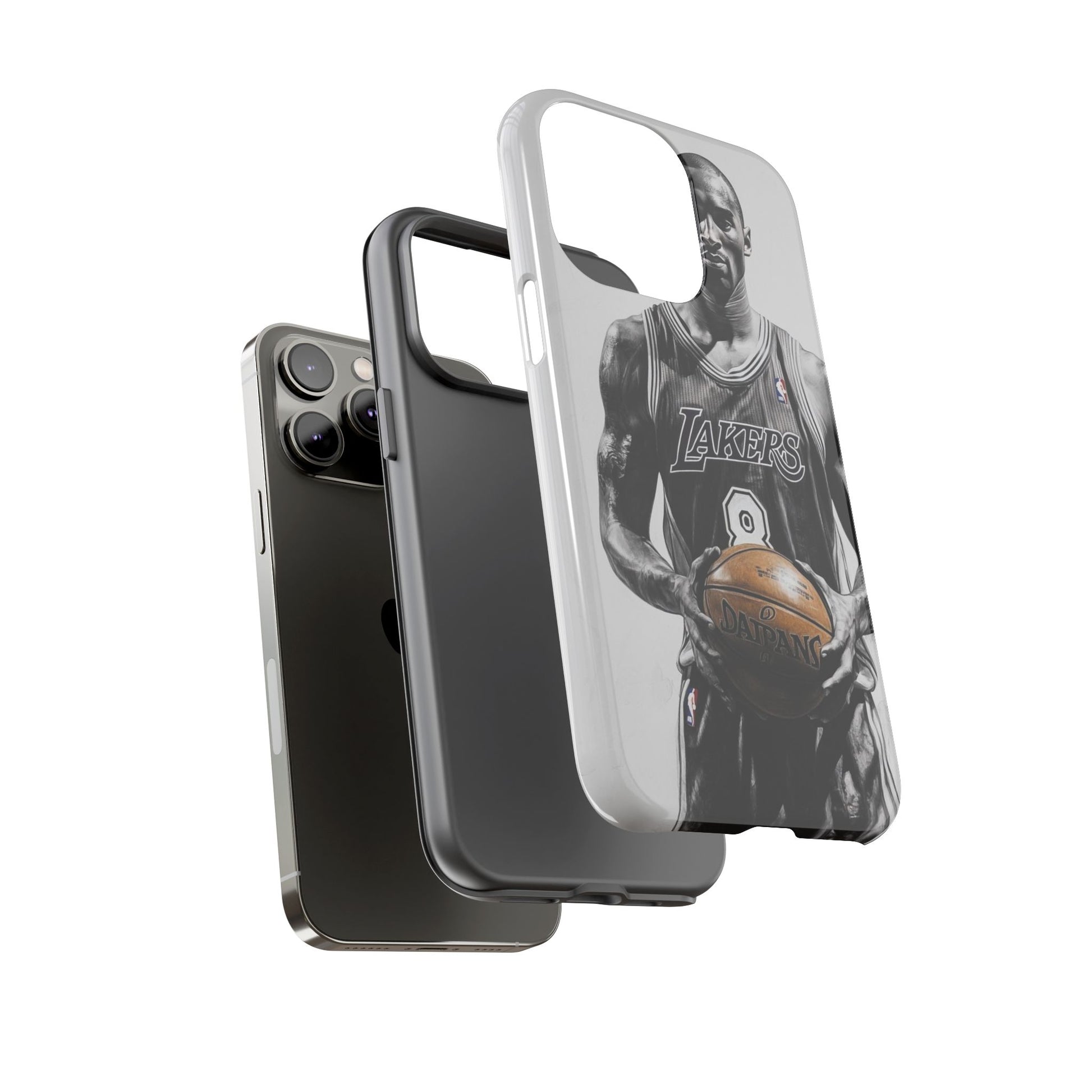 Kobe Basketball Art Tough Cases for iPhones, Samsung, and Pixel