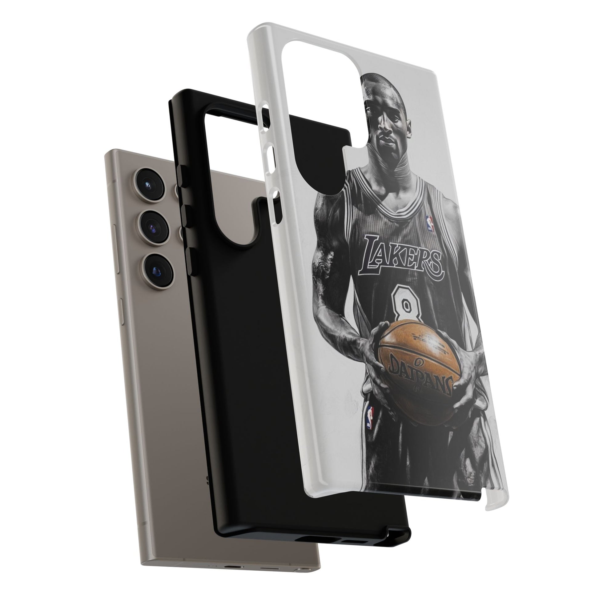 Kobe Basketball Art Tough Cases for iPhones, Samsung, and Pixel