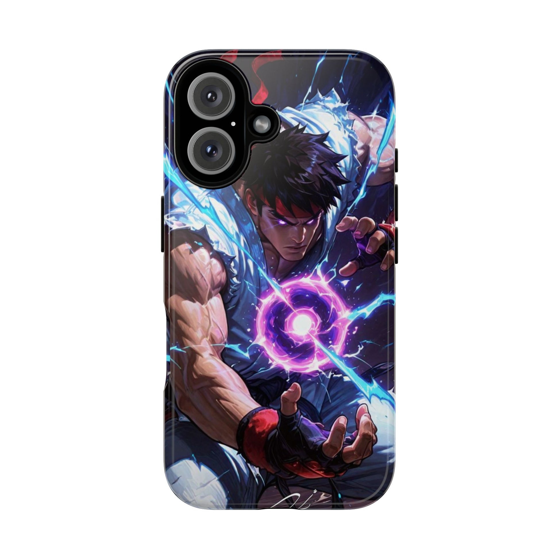 Street Fighter Ryu Gamer Art Tough Cases for iPhones, Samsung, and Pixel
