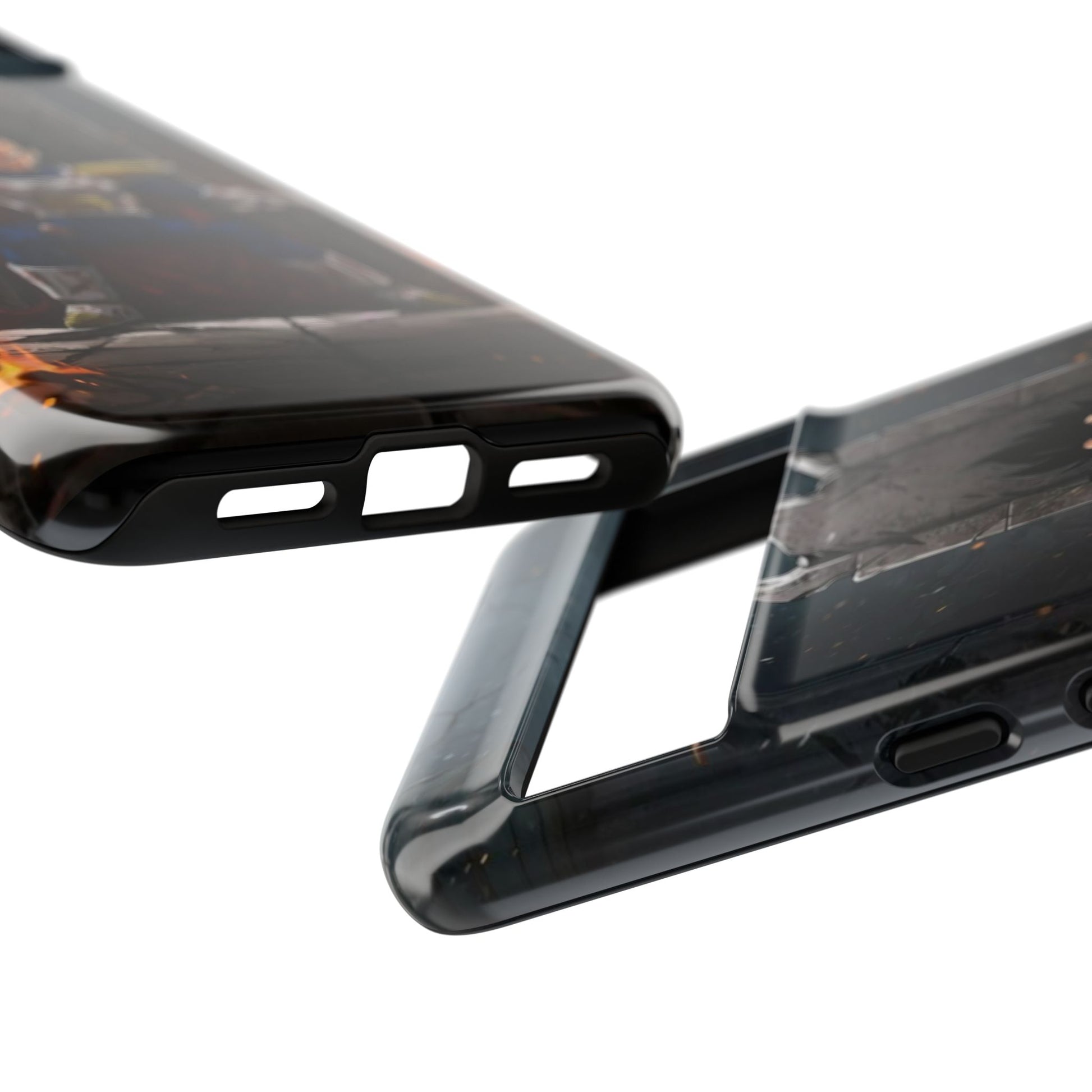 Vegeta on Throne DBZ Theme Tough Cases for iPhones, Samsung, and Pixel