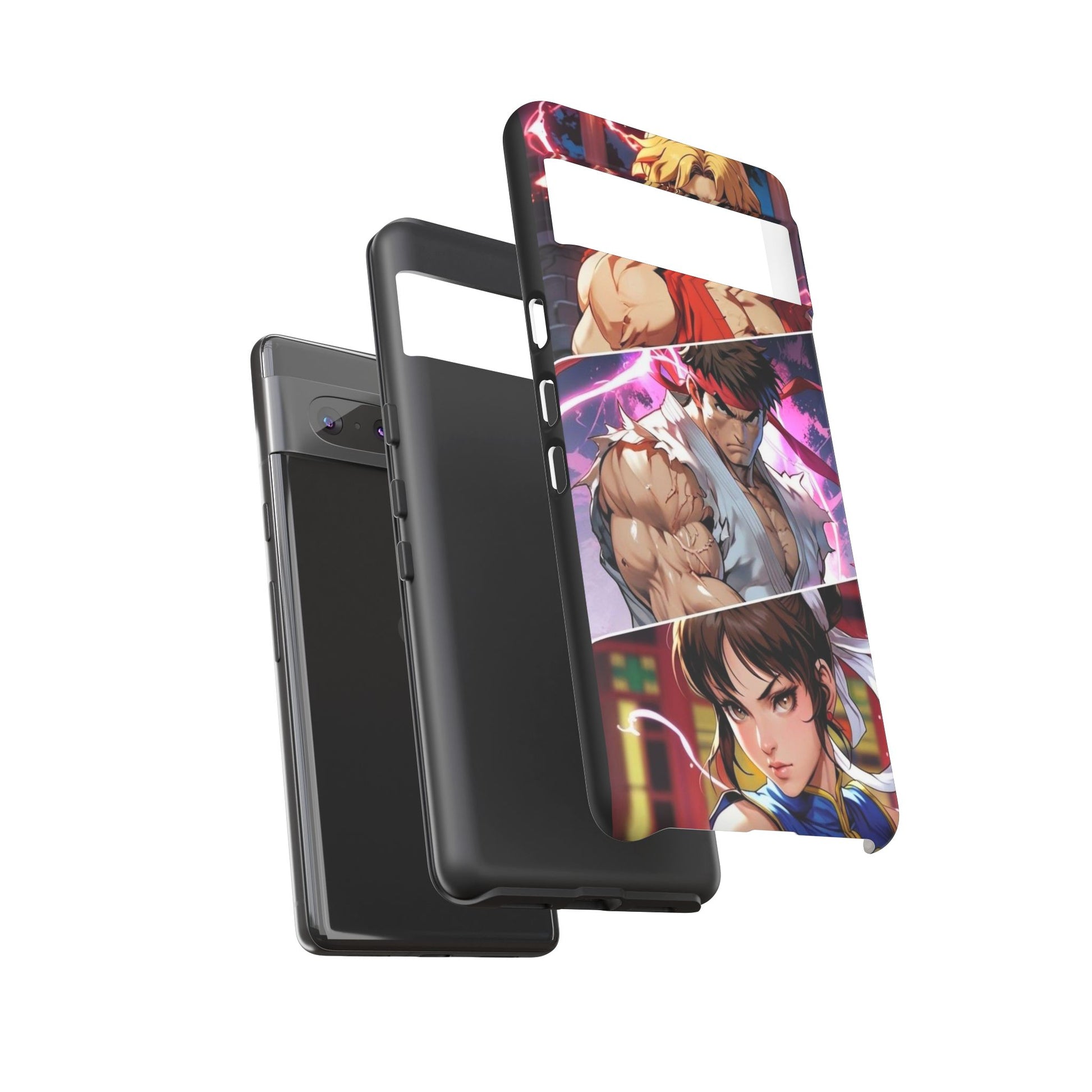 Street Fighter Gamer Theme Tough Cases for iPhones, Samsung, and Pixel