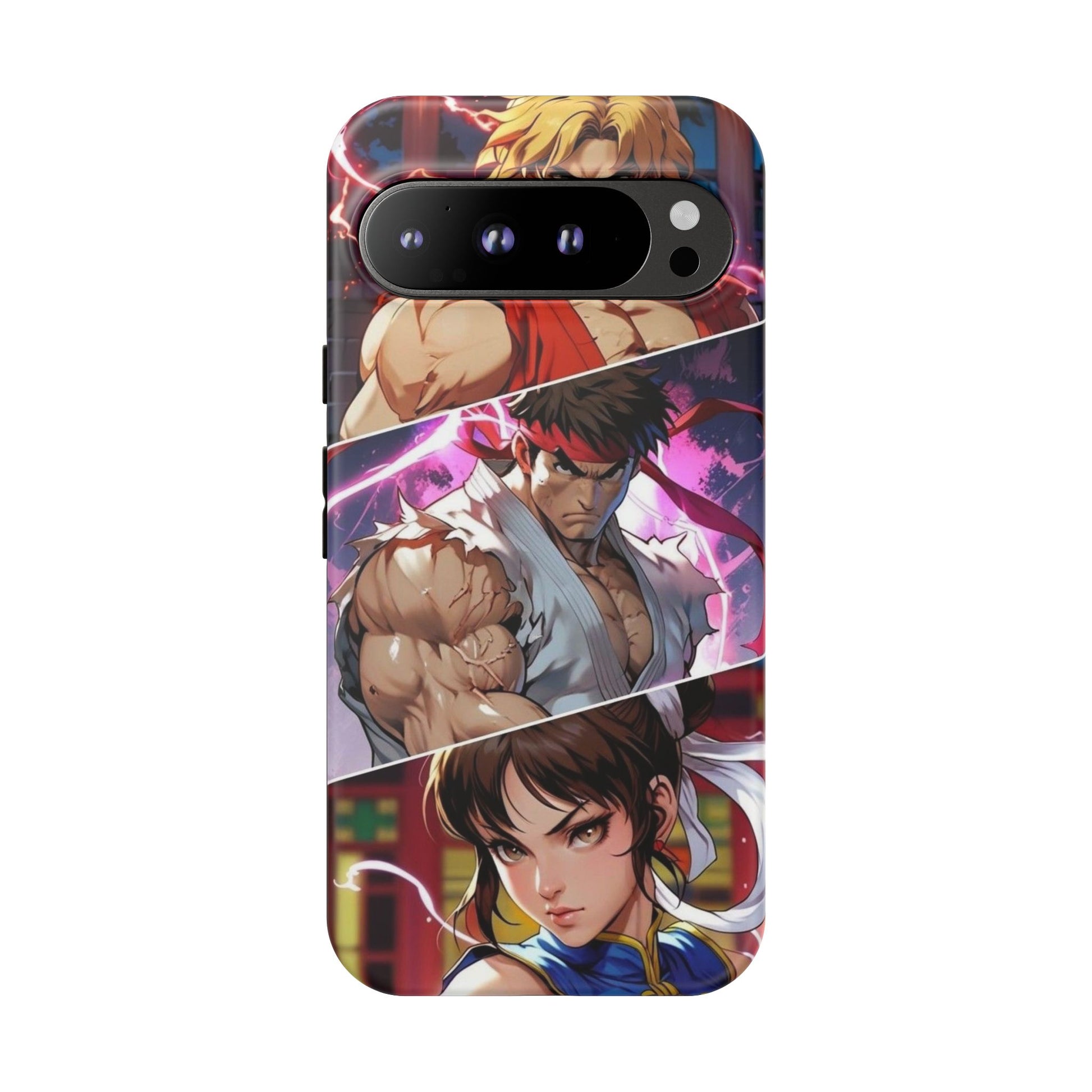 Street Fighter Gamer Theme Tough Cases for iPhones, Samsung, and Pixel