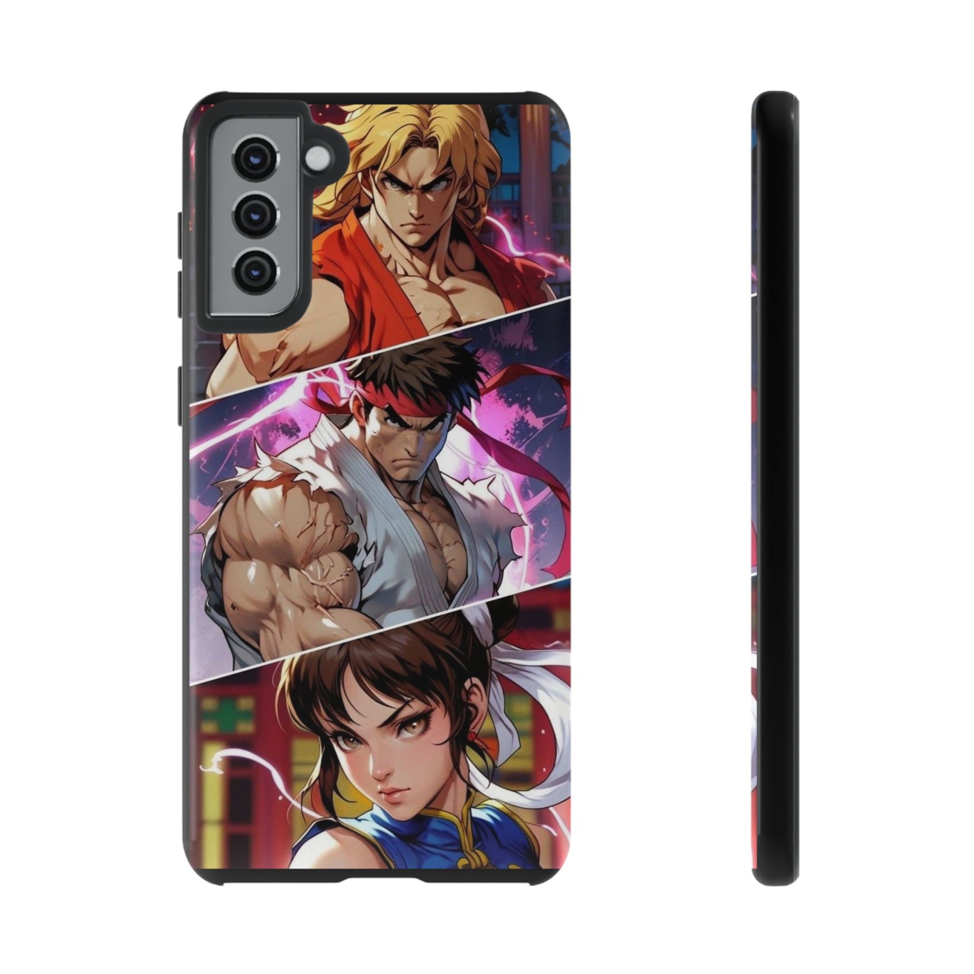Street Fighter Gamer Theme Tough Cases for iPhones, Samsung, and Pixel