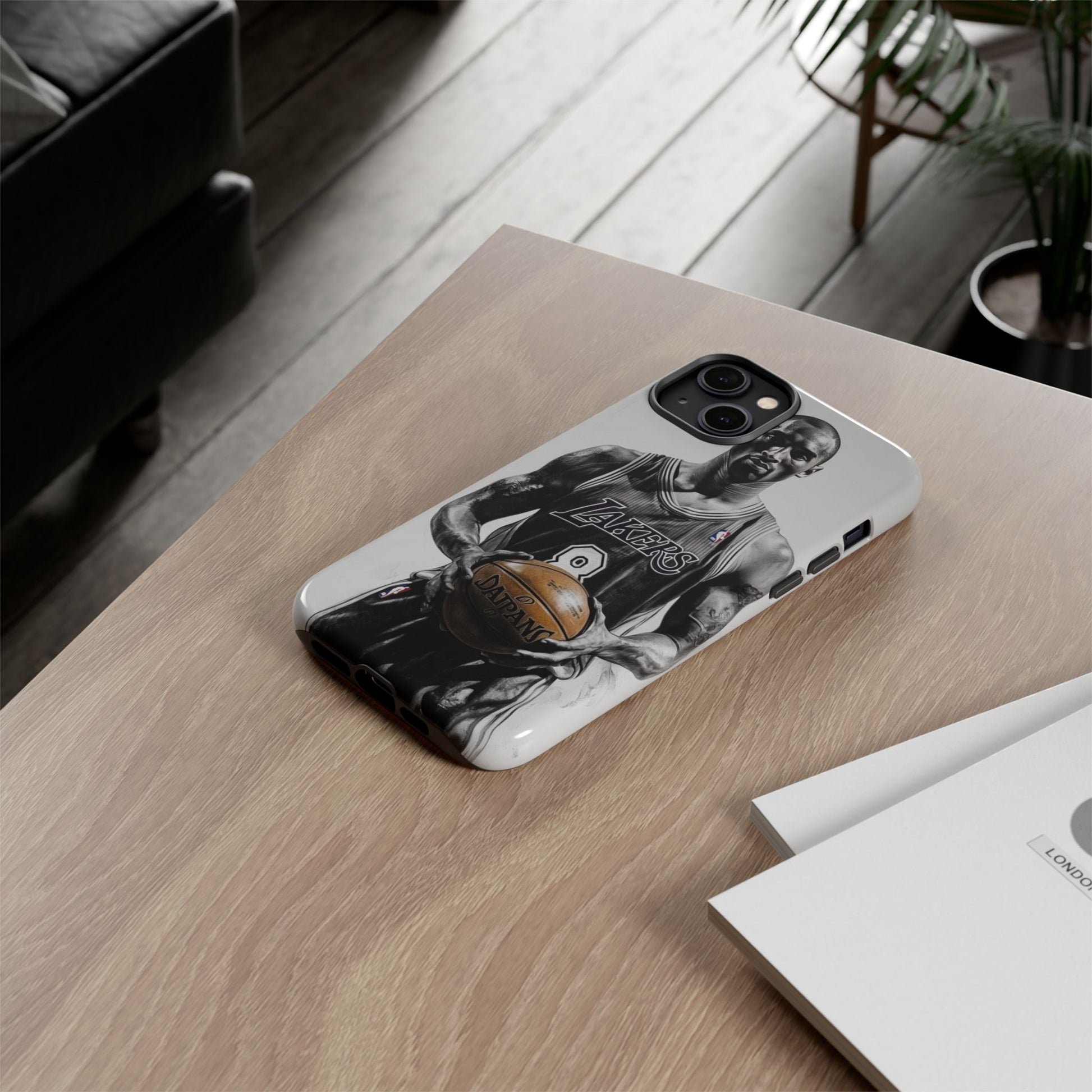 Kobe Basketball Art Tough Cases for iPhones, Samsung, and Pixel