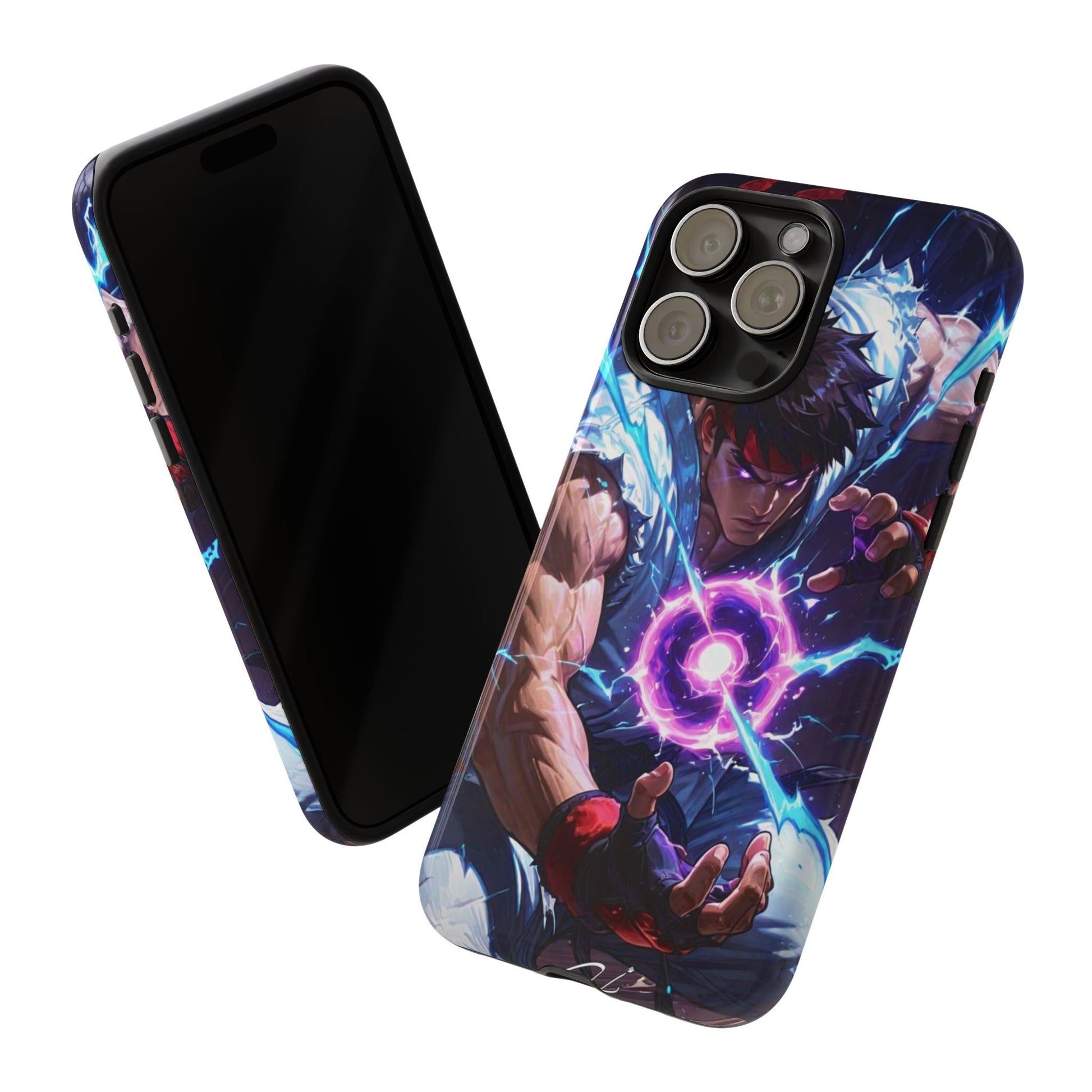 Street Fighter Ryu Gamer Art Tough Cases for iPhones, Samsung, and Pixel