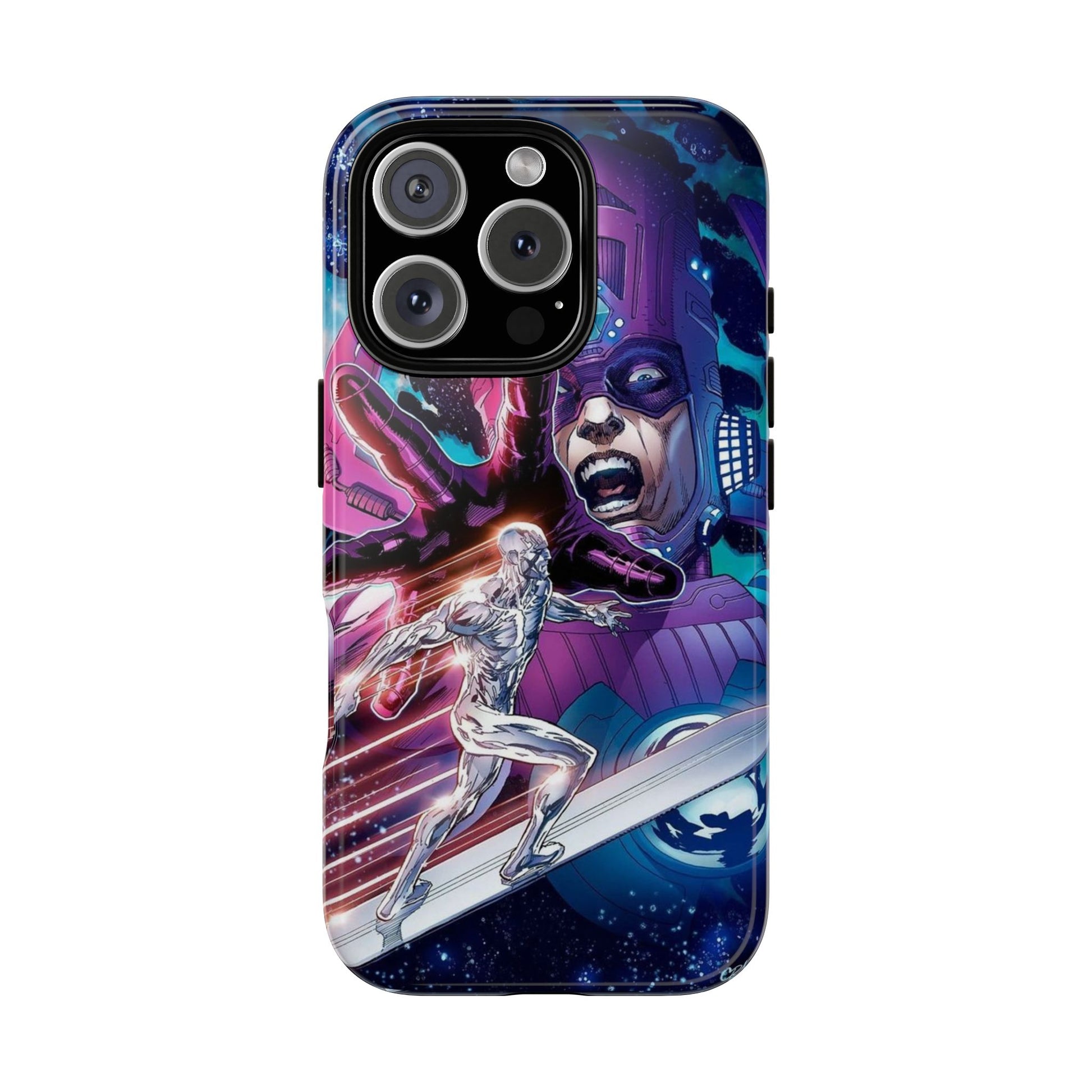 Galactus x Silver Surfer Marvel Phone Case, Tough Cases for iPhones, Samsung, and Pixel