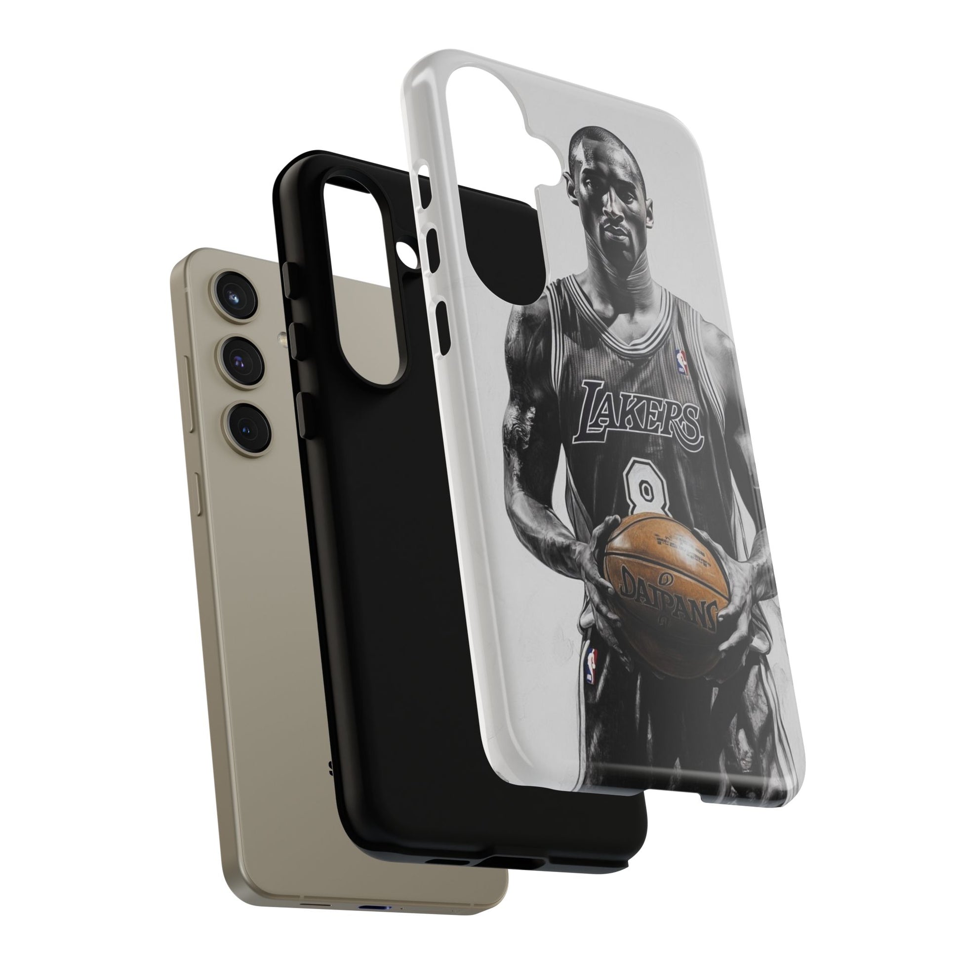 Kobe Basketball Art Tough Cases for iPhones, Samsung, and Pixel