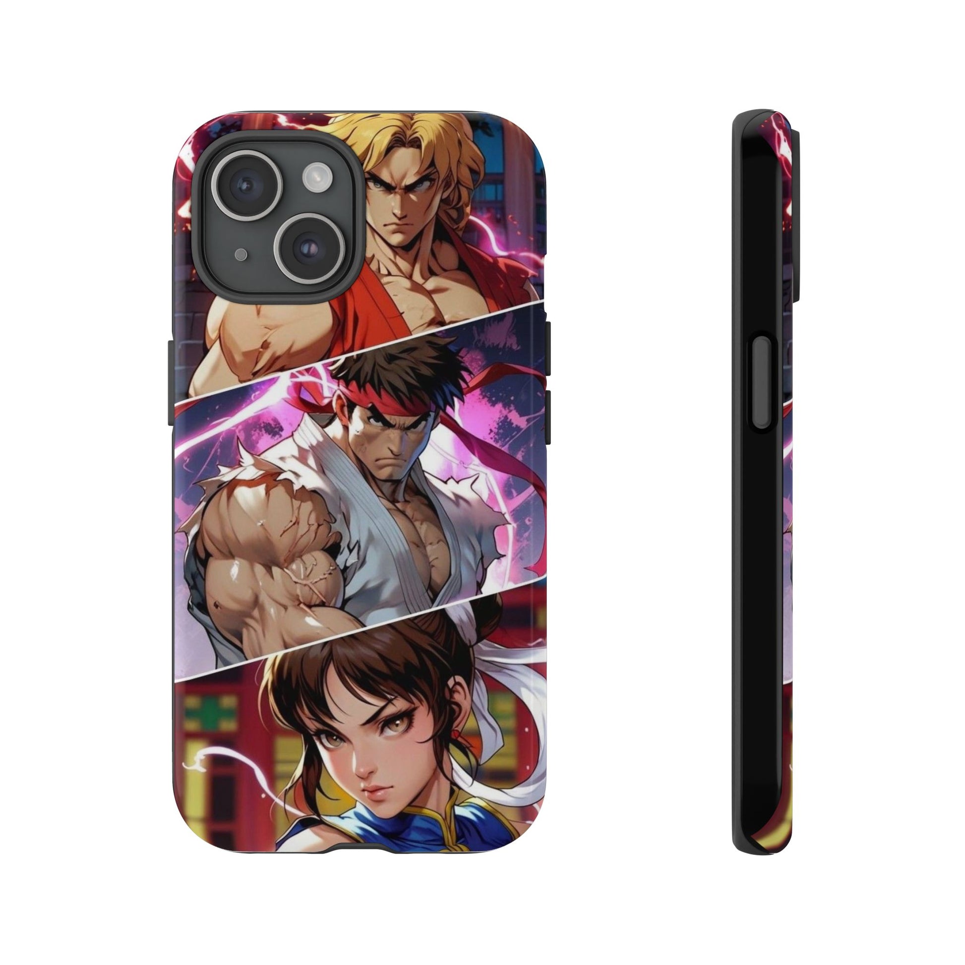 Street Fighter Gamer Theme Tough Cases for iPhones, Samsung, and Pixel