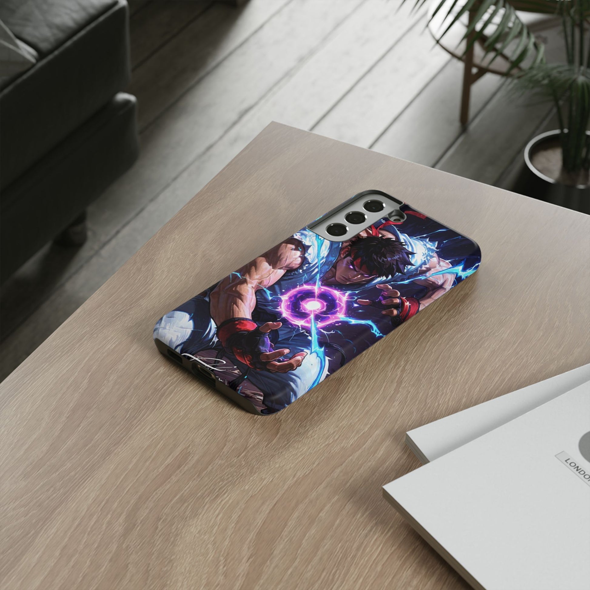 Street Fighter Ryu Gamer Art Tough Cases for iPhones, Samsung, and Pixel