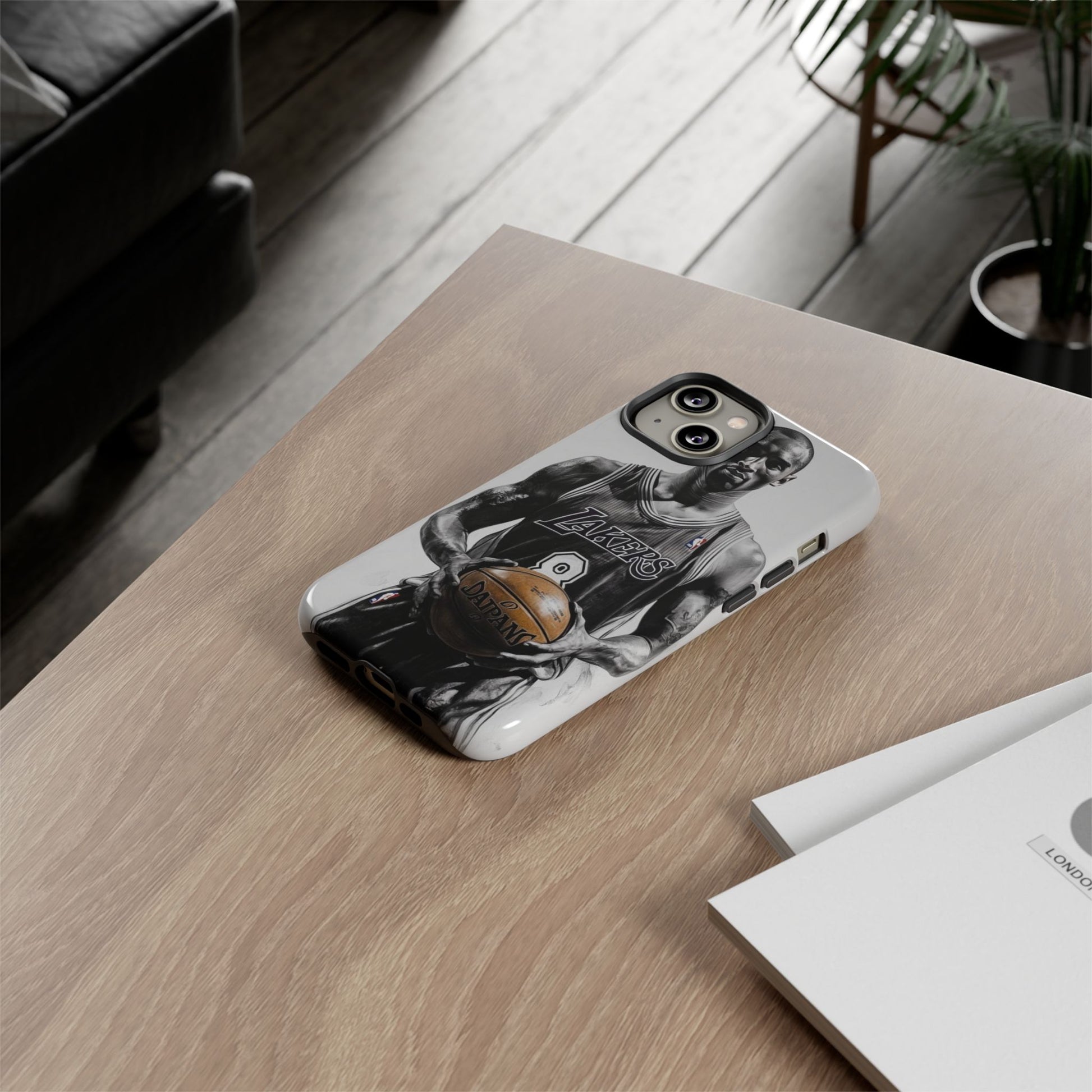 Kobe Basketball Art Tough Cases for iPhones, Samsung, and Pixel