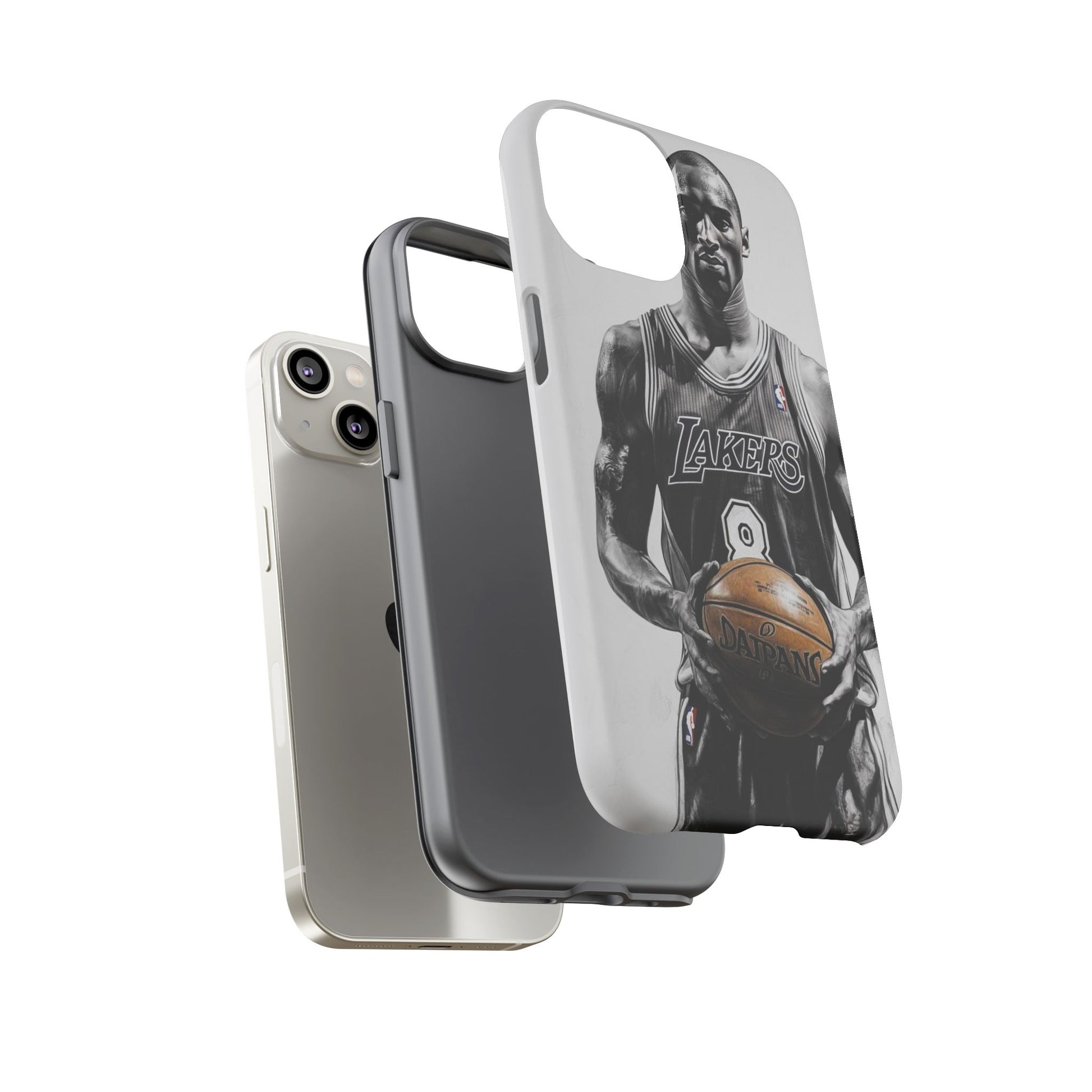 Kobe Basketball Art Tough Cases for iPhones, Samsung, and Pixel