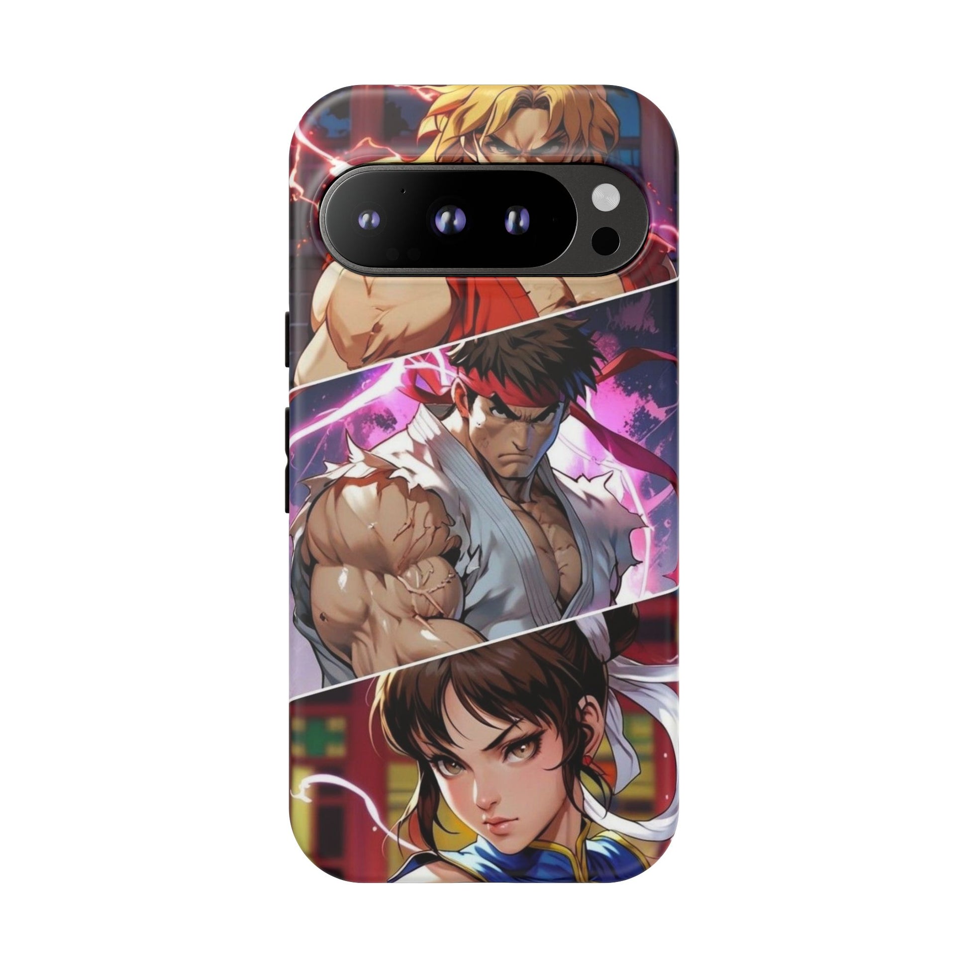 Street Fighter Gamer Theme Tough Cases for iPhones, Samsung, and Pixel