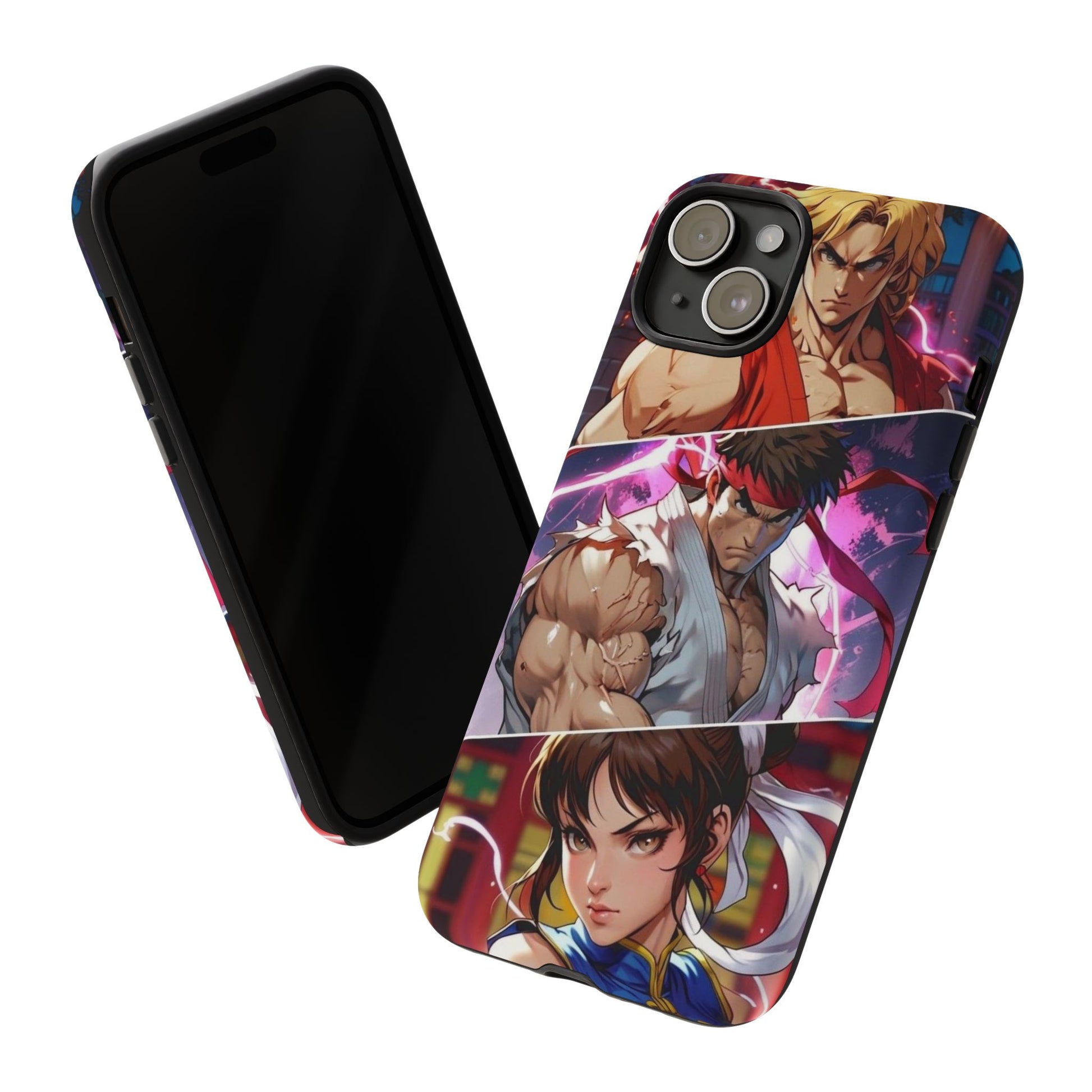 Street Fighter Gamer Theme Tough Cases for iPhones, Samsung, and Pixel