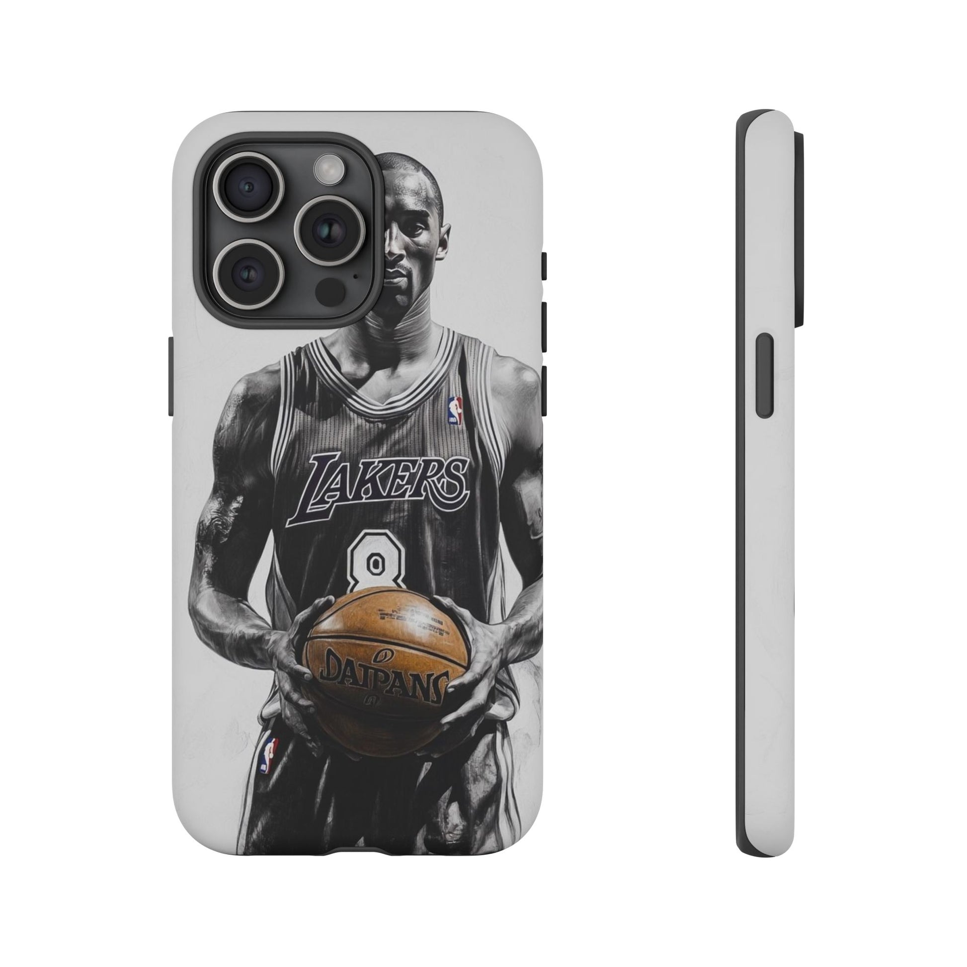 Kobe Basketball Art Tough Cases for iPhones, Samsung, and Pixel