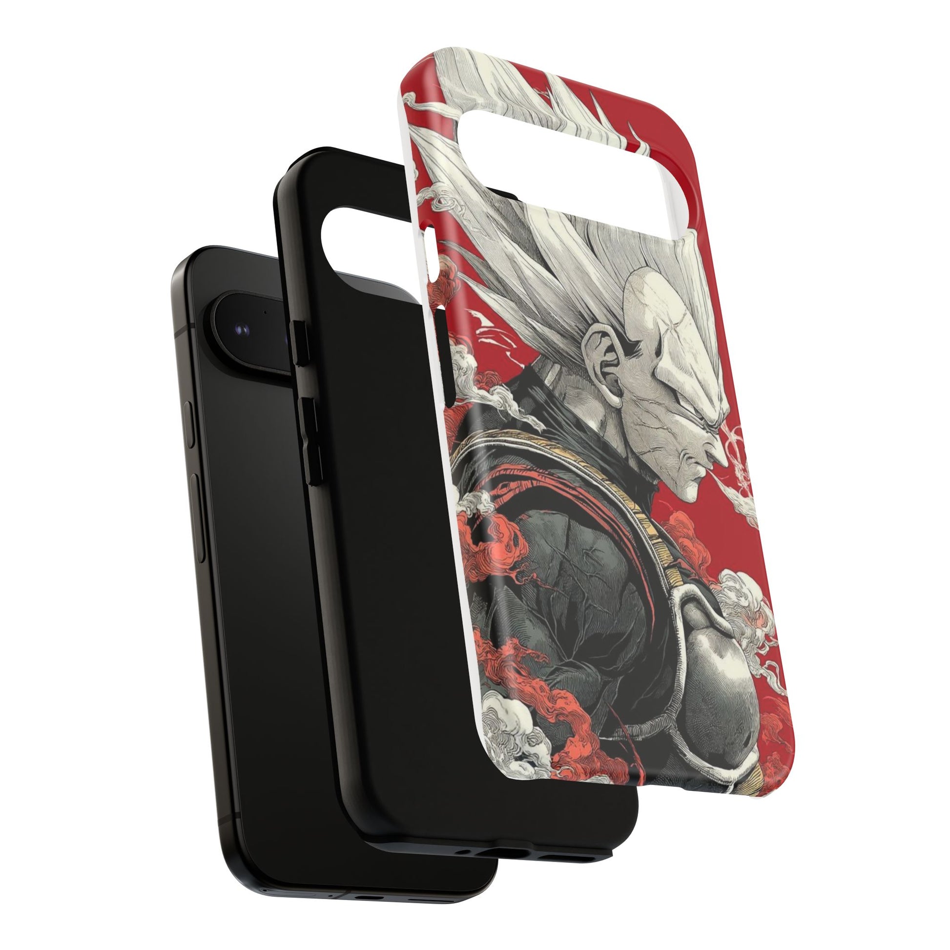 Dragon Ball Z Vegeta Anime Tough Cases for iPhones, Samsung, and Pixel