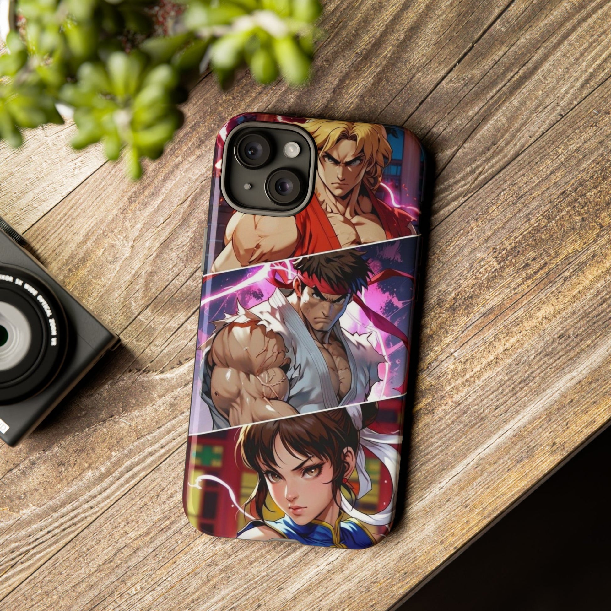 Street Fighter Gamer Theme Tough Cases for iPhones, Samsung, and Pixel