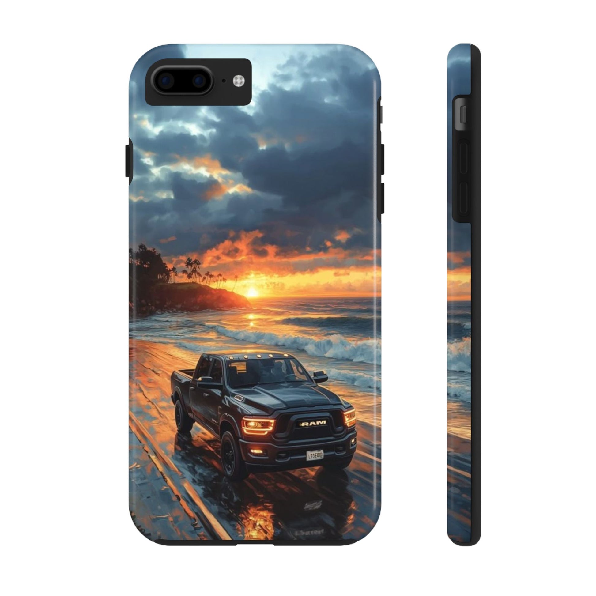Dodge Ram Beach Phone Cases for Iphones & Samsung Phones Durable