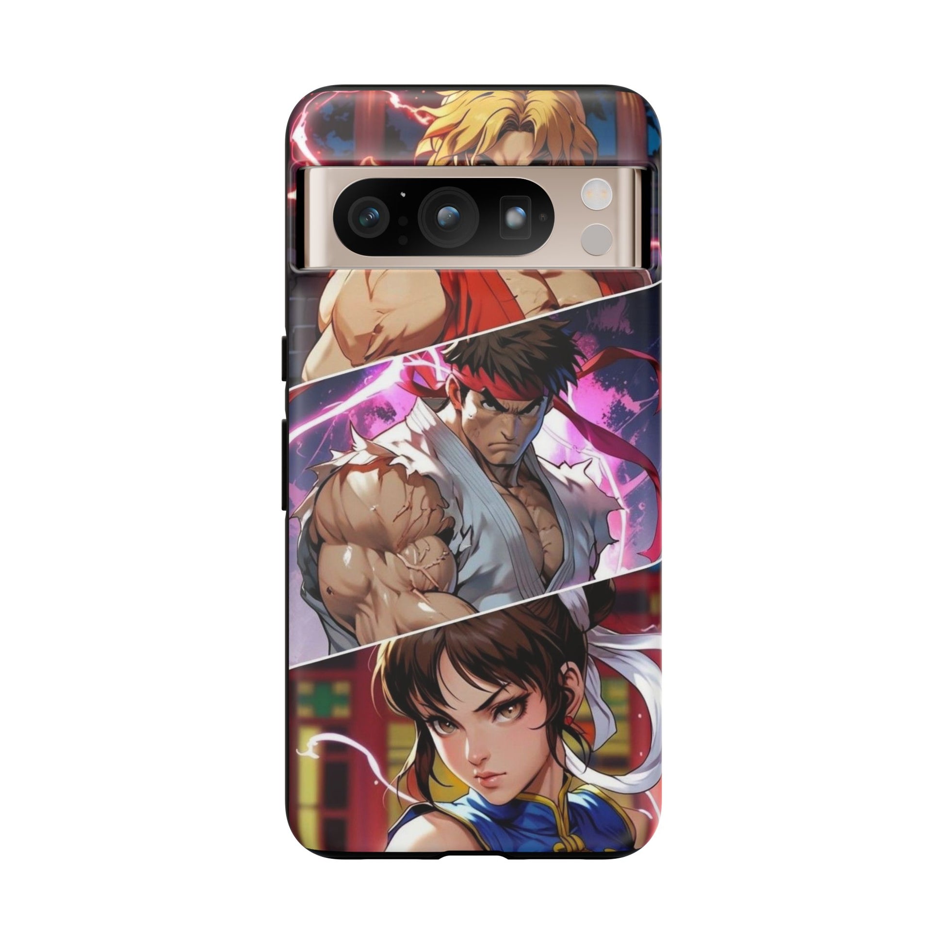 Street Fighter Gamer Theme Tough Cases for iPhones, Samsung, and Pixel