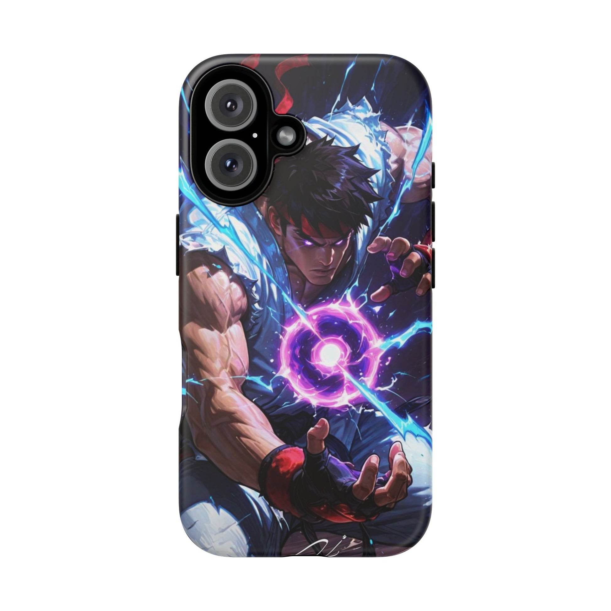 Street Fighter Ryu Gamer Art Tough Cases for iPhones, Samsung, and Pixel