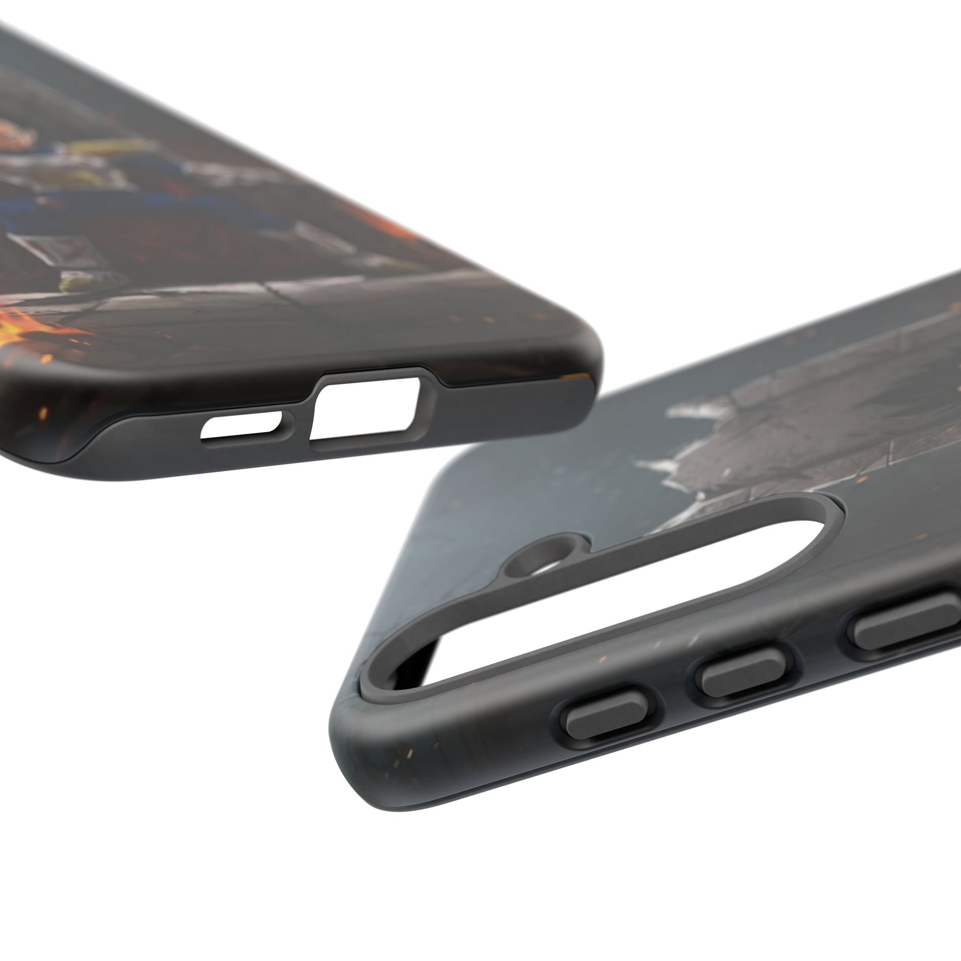 Vegeta on Throne DBZ Theme Tough Cases for iPhones, Samsung, and Pixel