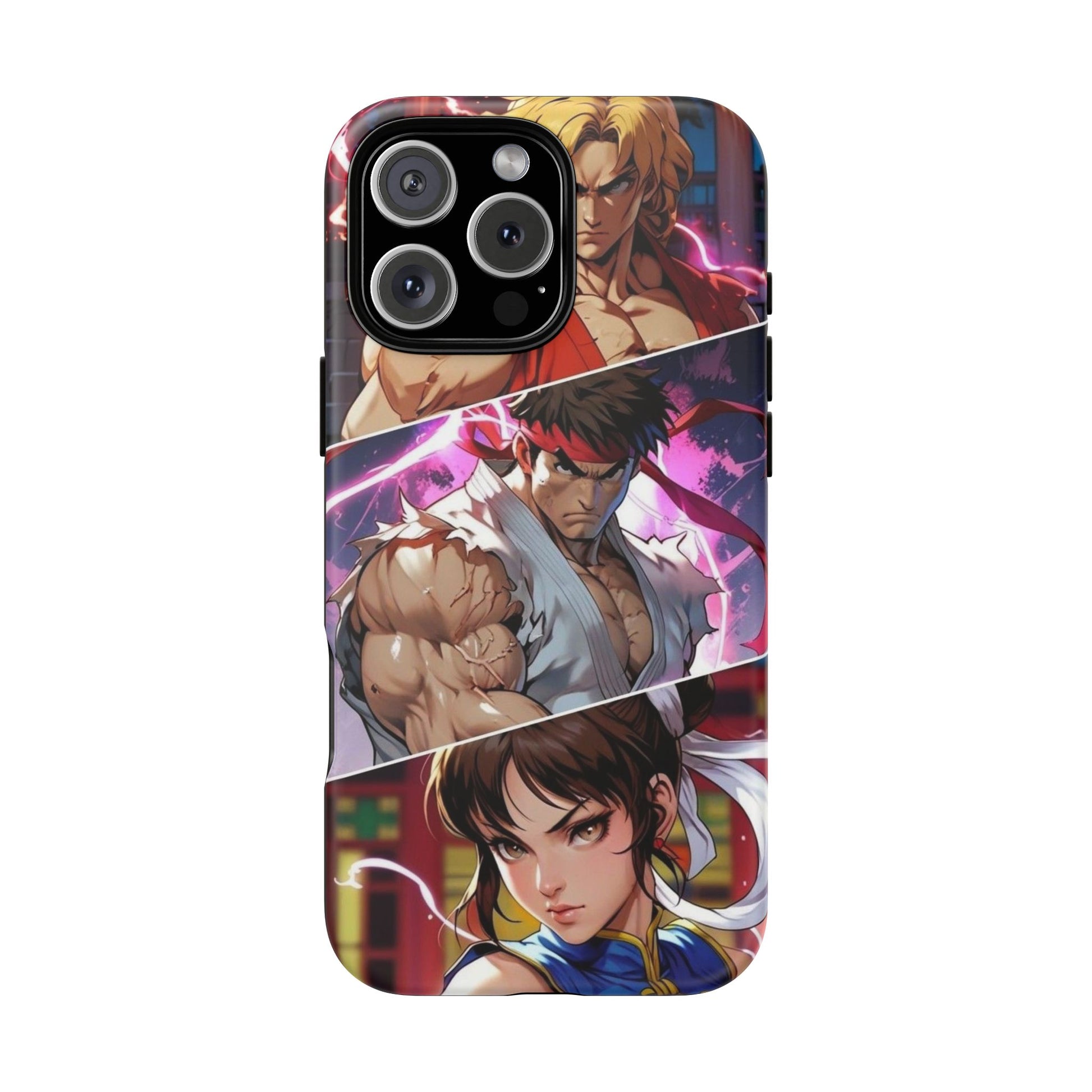 Street Fighter Gamer Theme Tough Cases for iPhones, Samsung, and Pixel