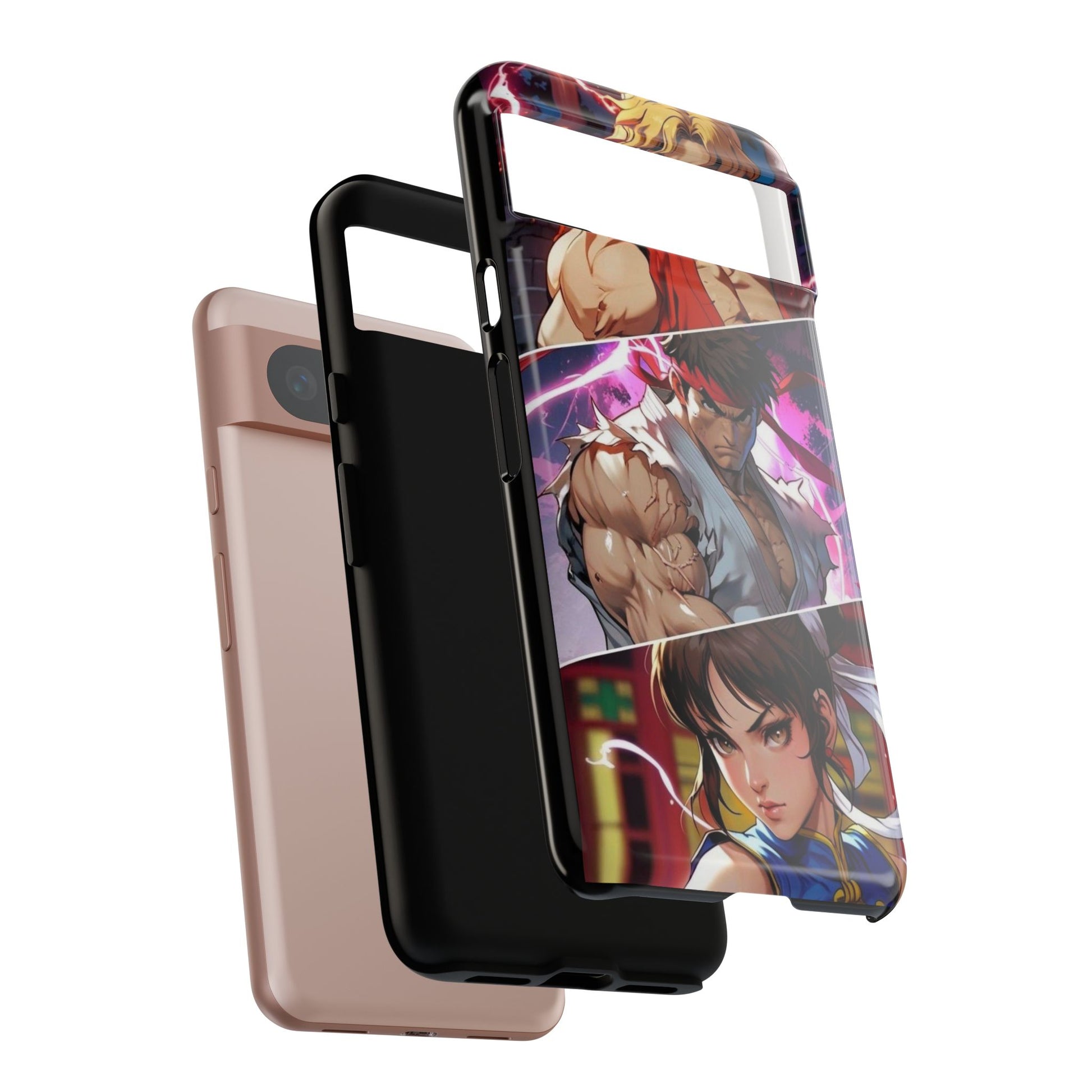 Street Fighter Gamer Theme Tough Cases for iPhones, Samsung, and Pixel
