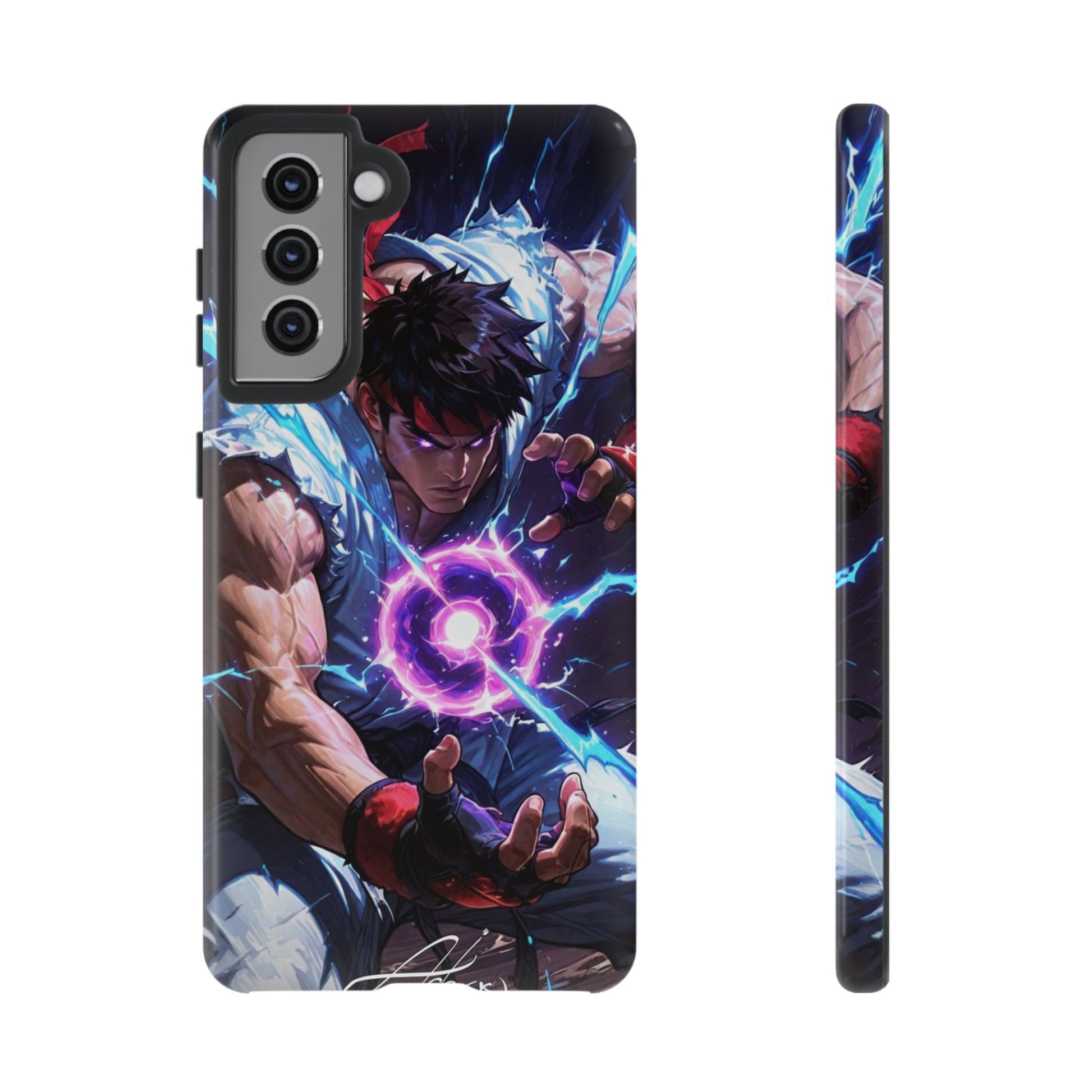 Street Fighter Ryu Gamer Art Tough Cases for iPhones, Samsung, and Pixel