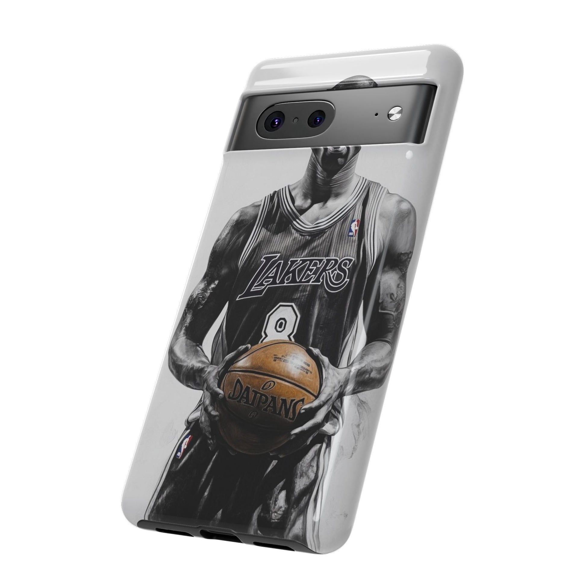 Kobe Basketball Art Tough Cases for iPhones, Samsung, and Pixel