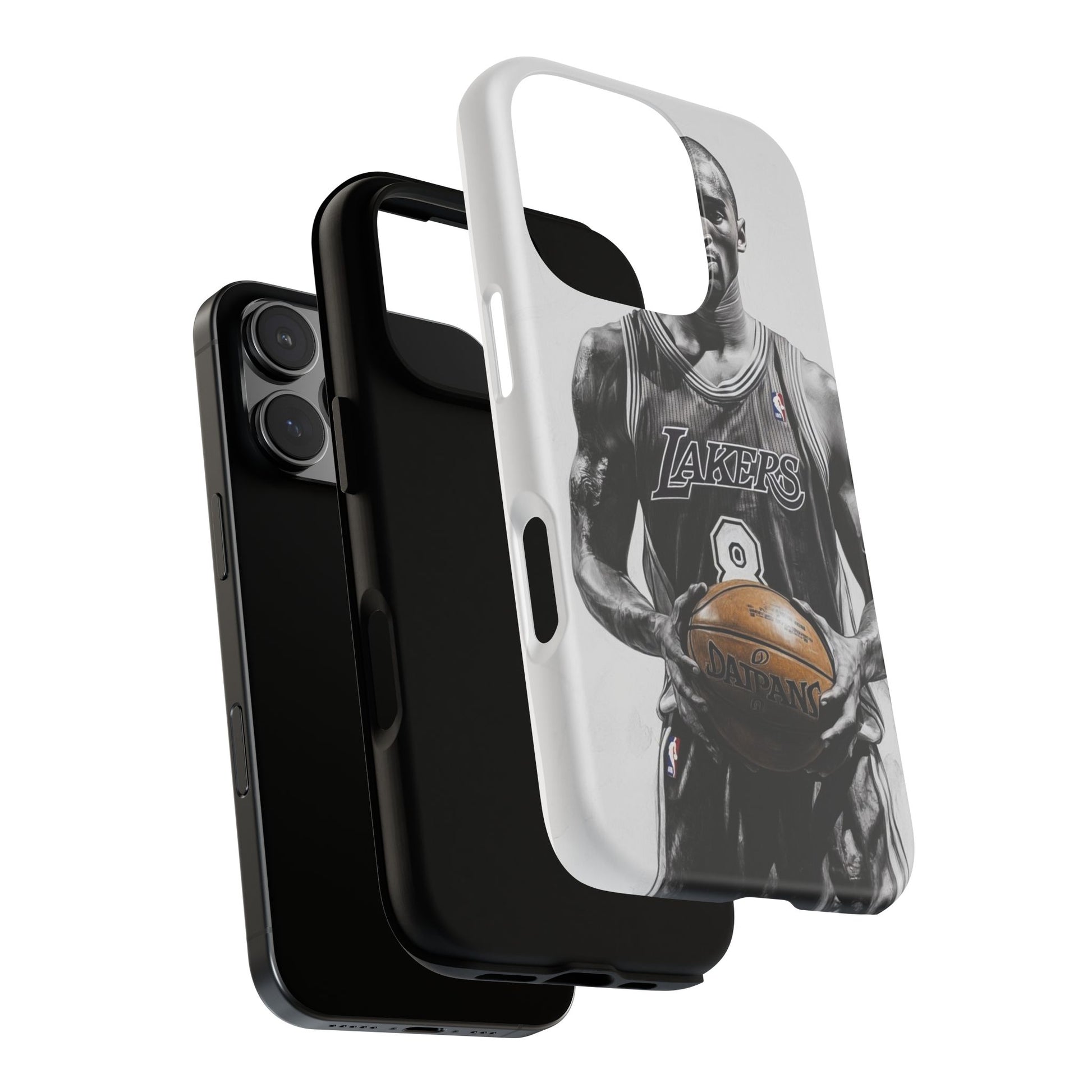 Kobe Basketball Art Tough Cases for iPhones, Samsung, and Pixel