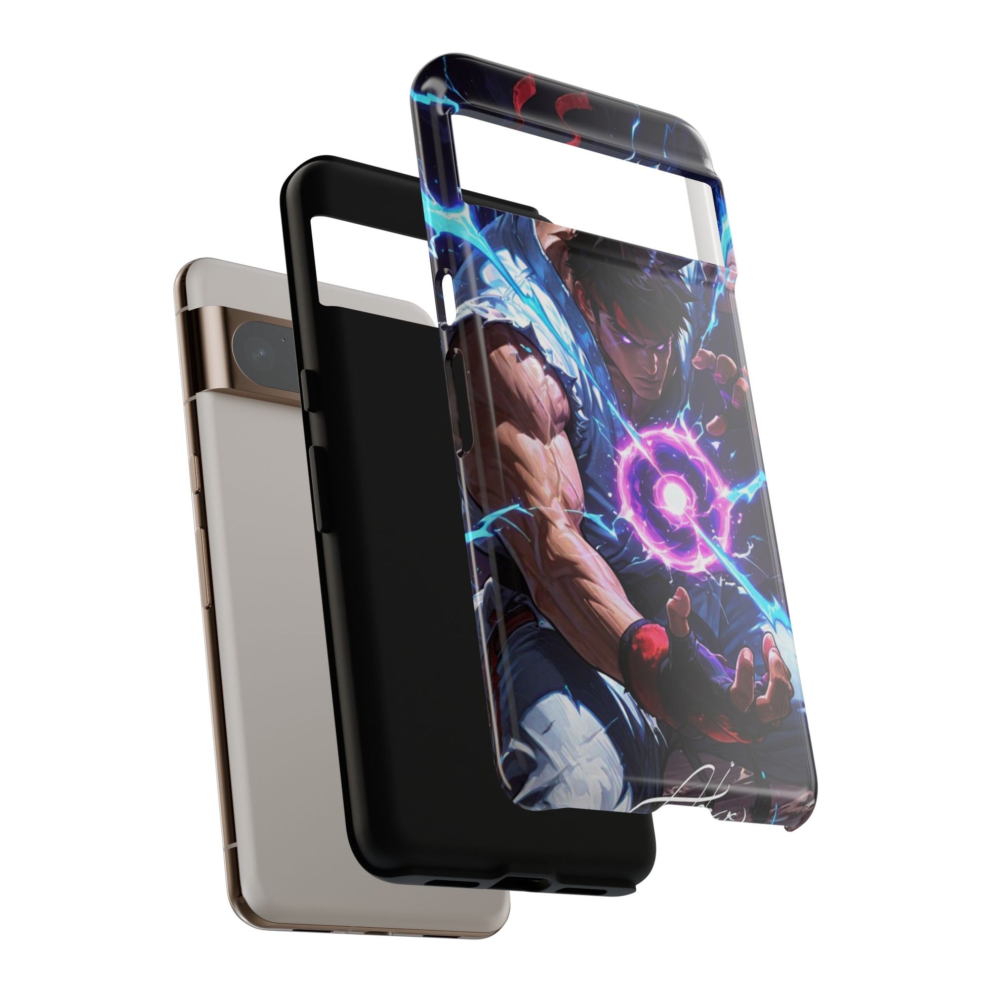 Street Fighter Ryu Gamer Art Tough Cases for iPhones, Samsung, and Pixel