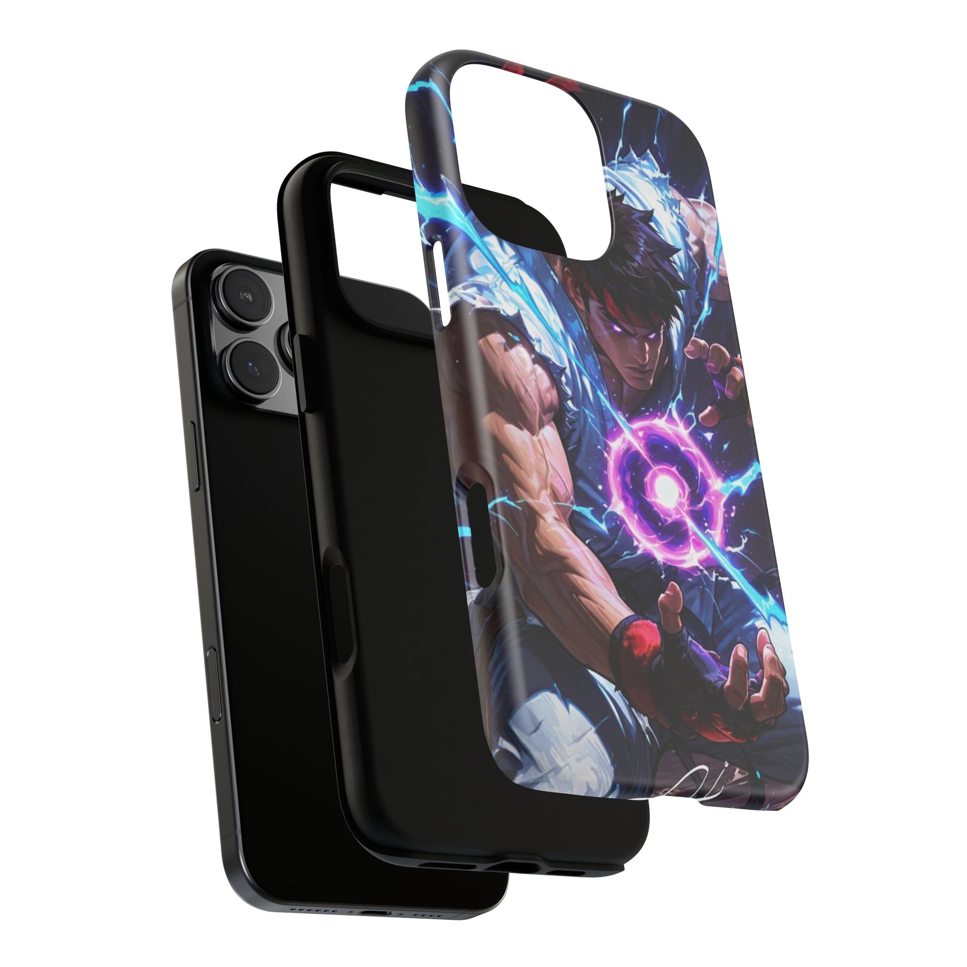 Street Fighter Ryu Gamer Art Tough Cases for iPhones, Samsung, and Pixel