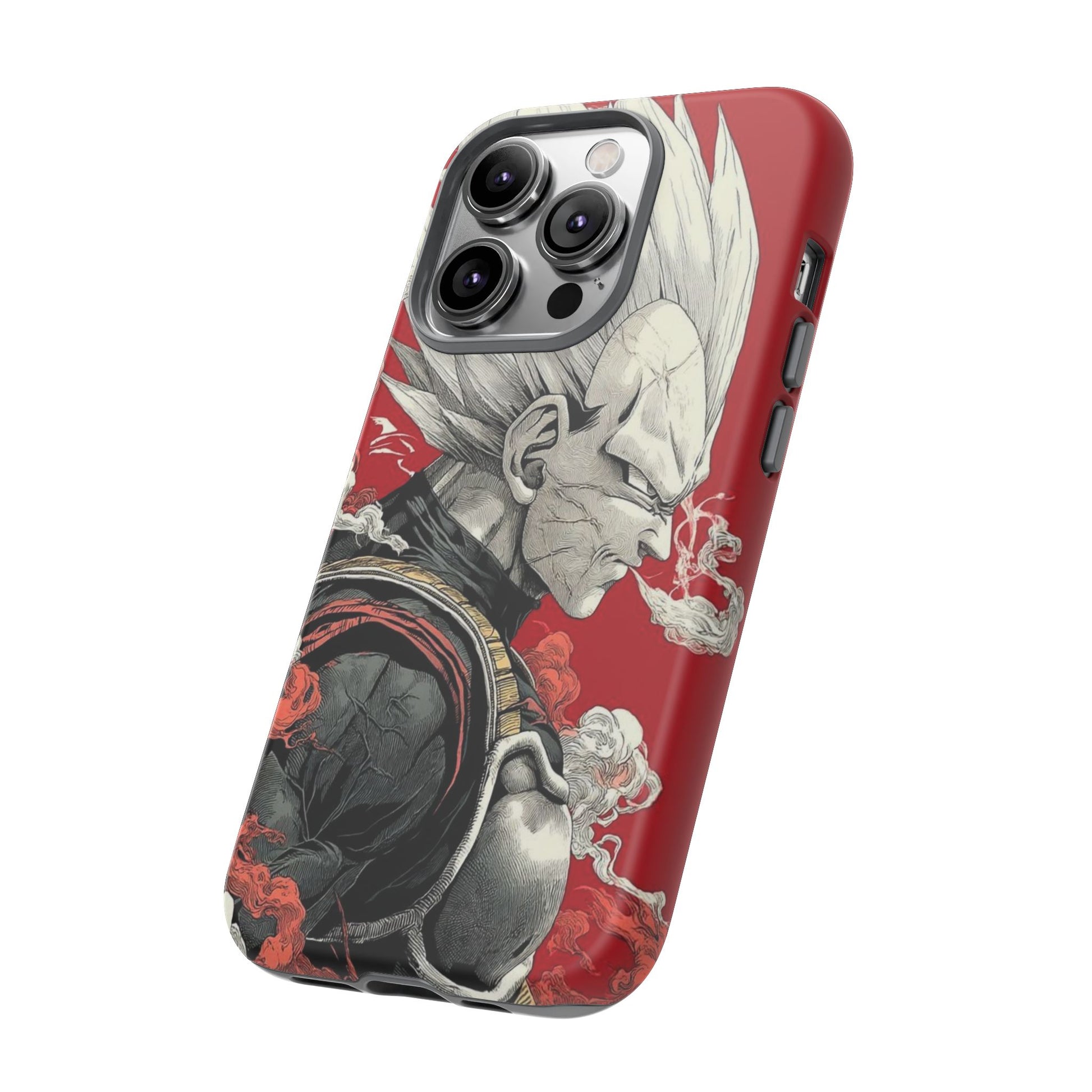 Dragon Ball Z Vegeta Anime Tough Cases for iPhones, Samsung, and Pixel
