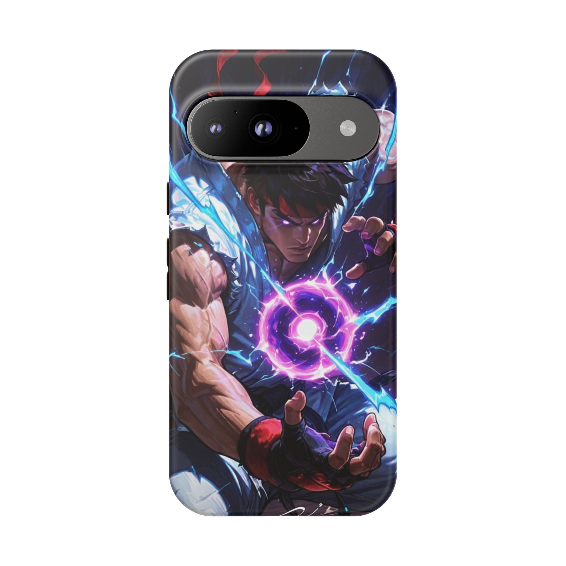 Street Fighter Ryu Gamer Art Tough Cases for iPhones, Samsung, and Pixel