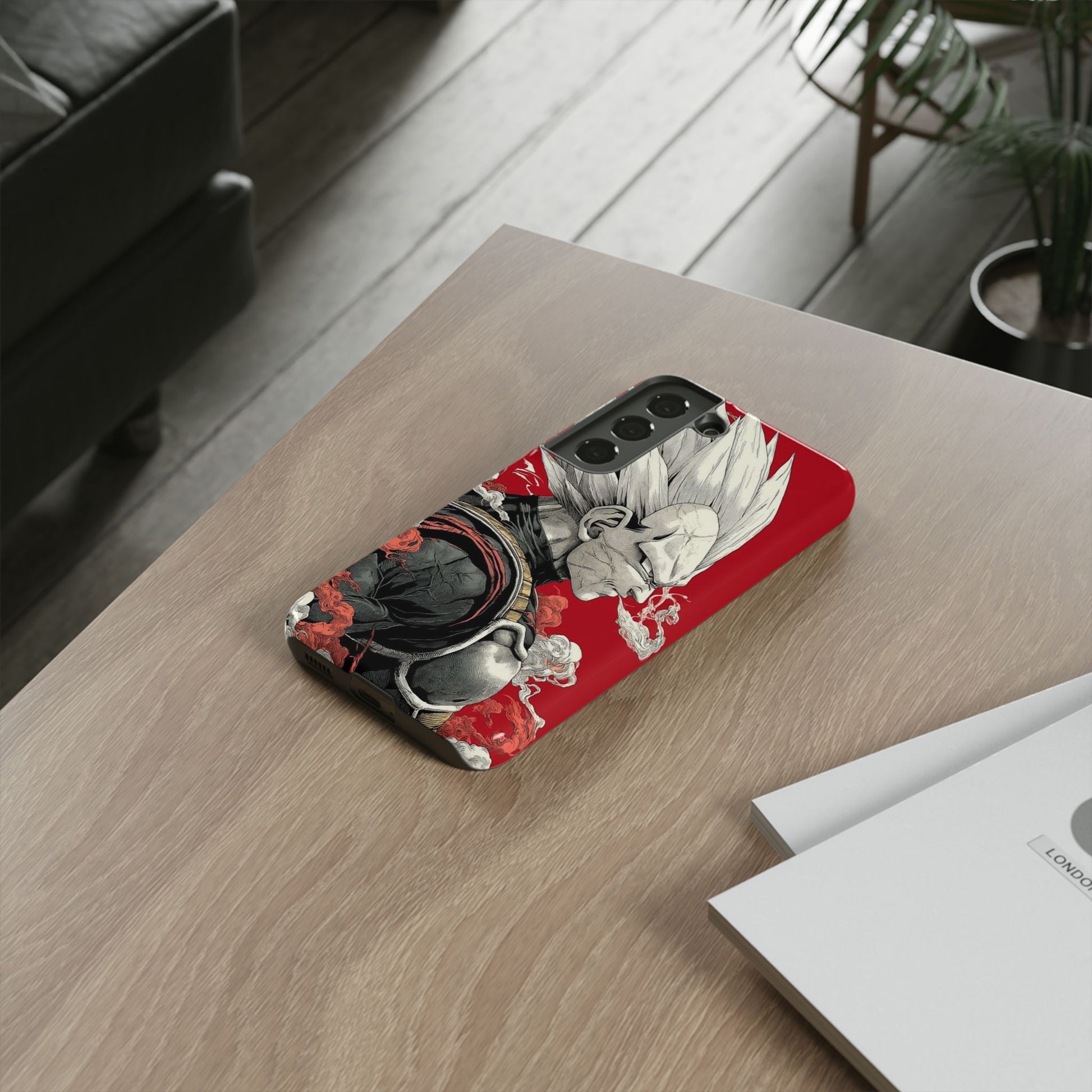 Dragon Ball Z Vegeta Anime Tough Cases for iPhones, Samsung, and Pixel