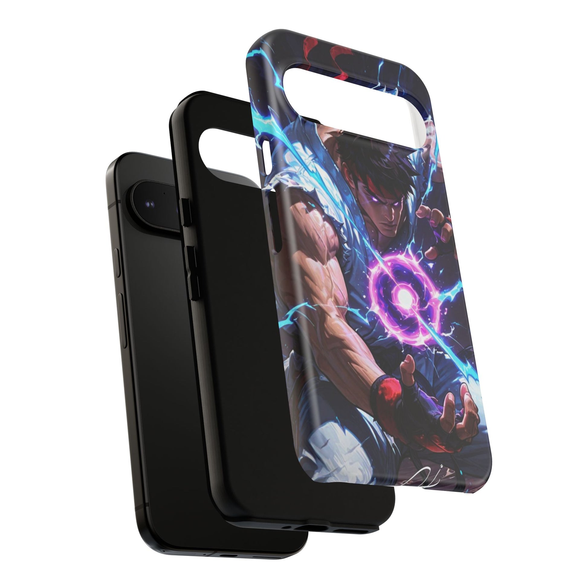 Street Fighter Ryu Gamer Art Tough Cases for iPhones, Samsung, and Pixel